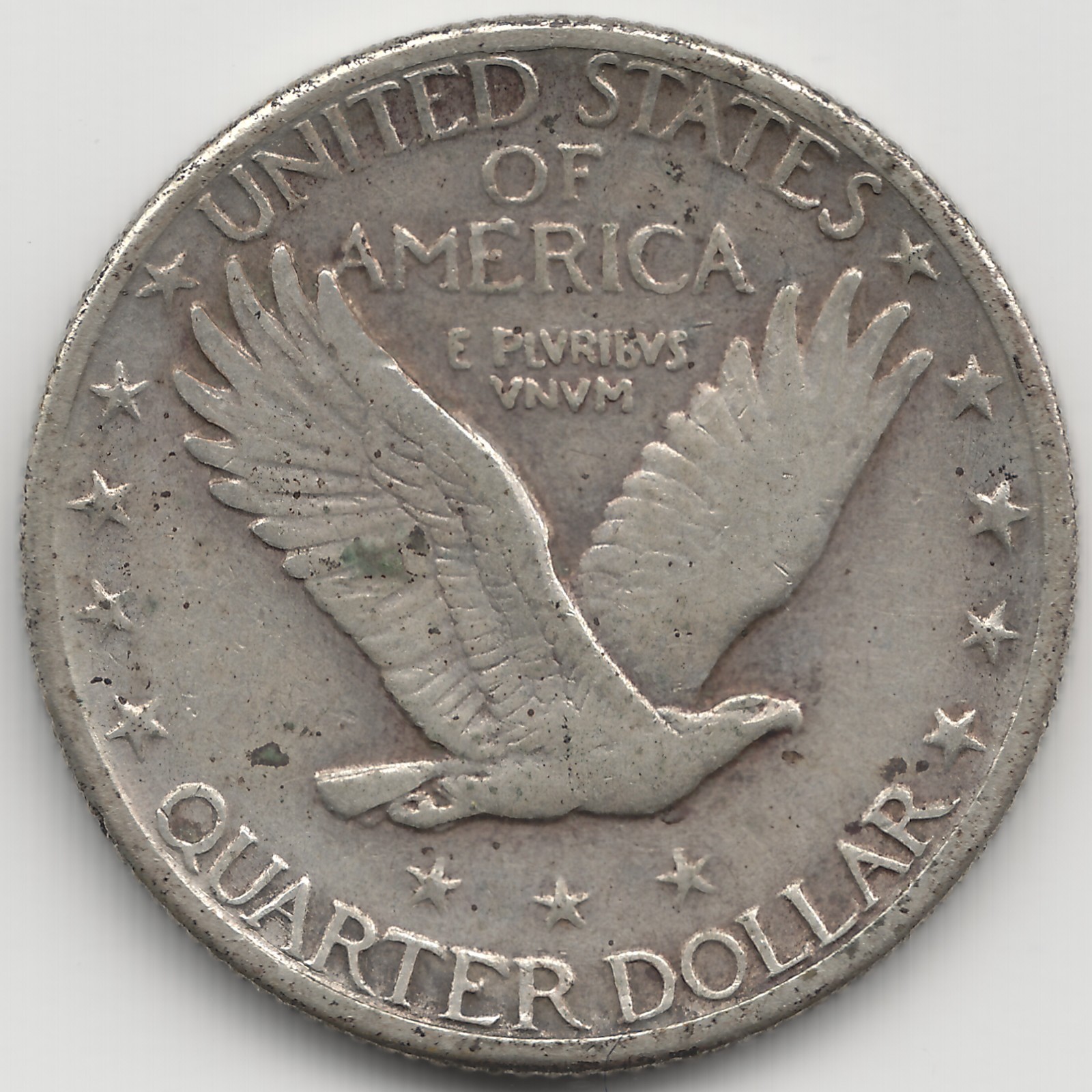 1928 S Standing Liberty Quarter, VF-VF+