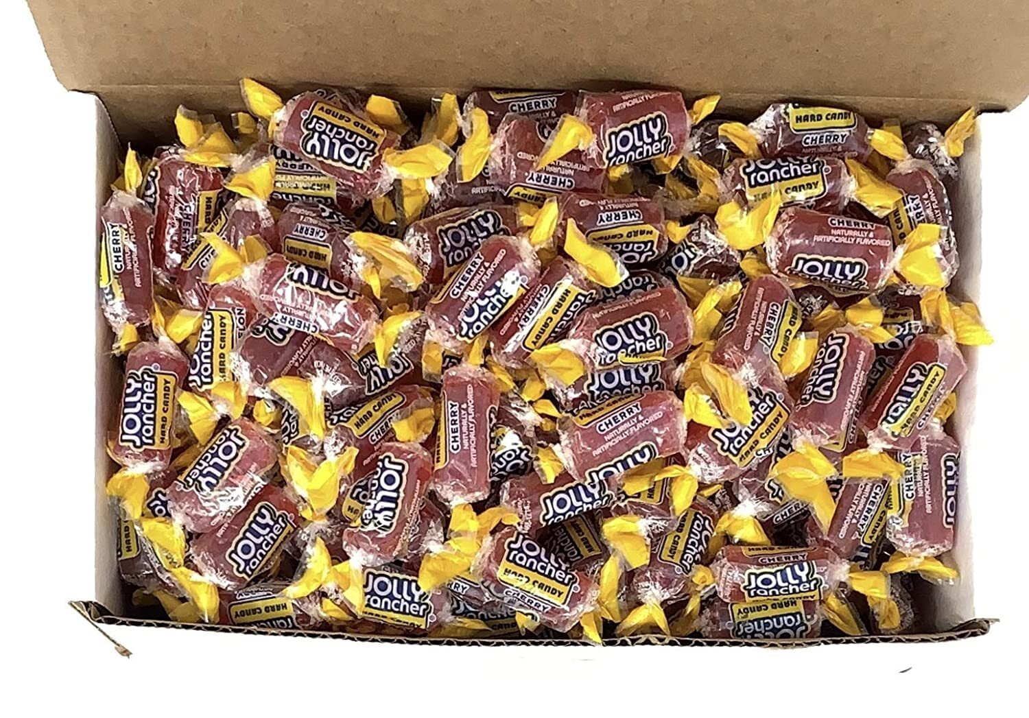 Jolly Rancher Hard Candy Bulk in Box, Individually Wrapped, (Cherry Flavor)