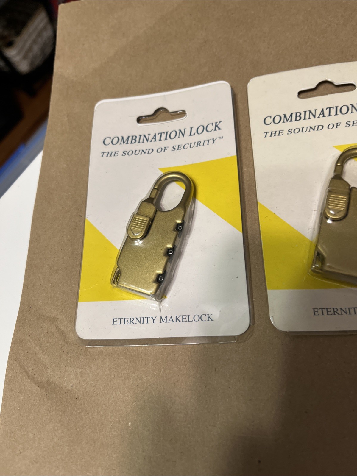 2 Eternity Makelock 3-Digit Combination Locks – Vintage Set-It-Yourself Padlocks