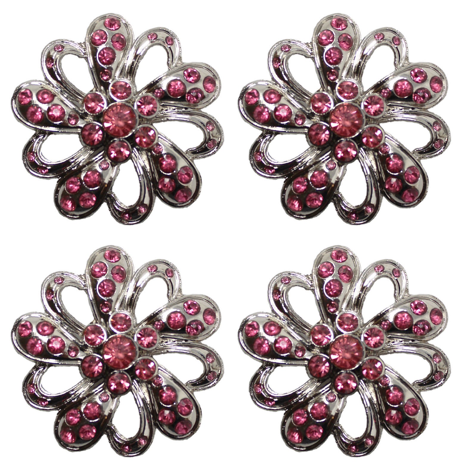 4 Conchos Rhinestone Horse Saddle Western Rodeo Bridle Crystal CO139