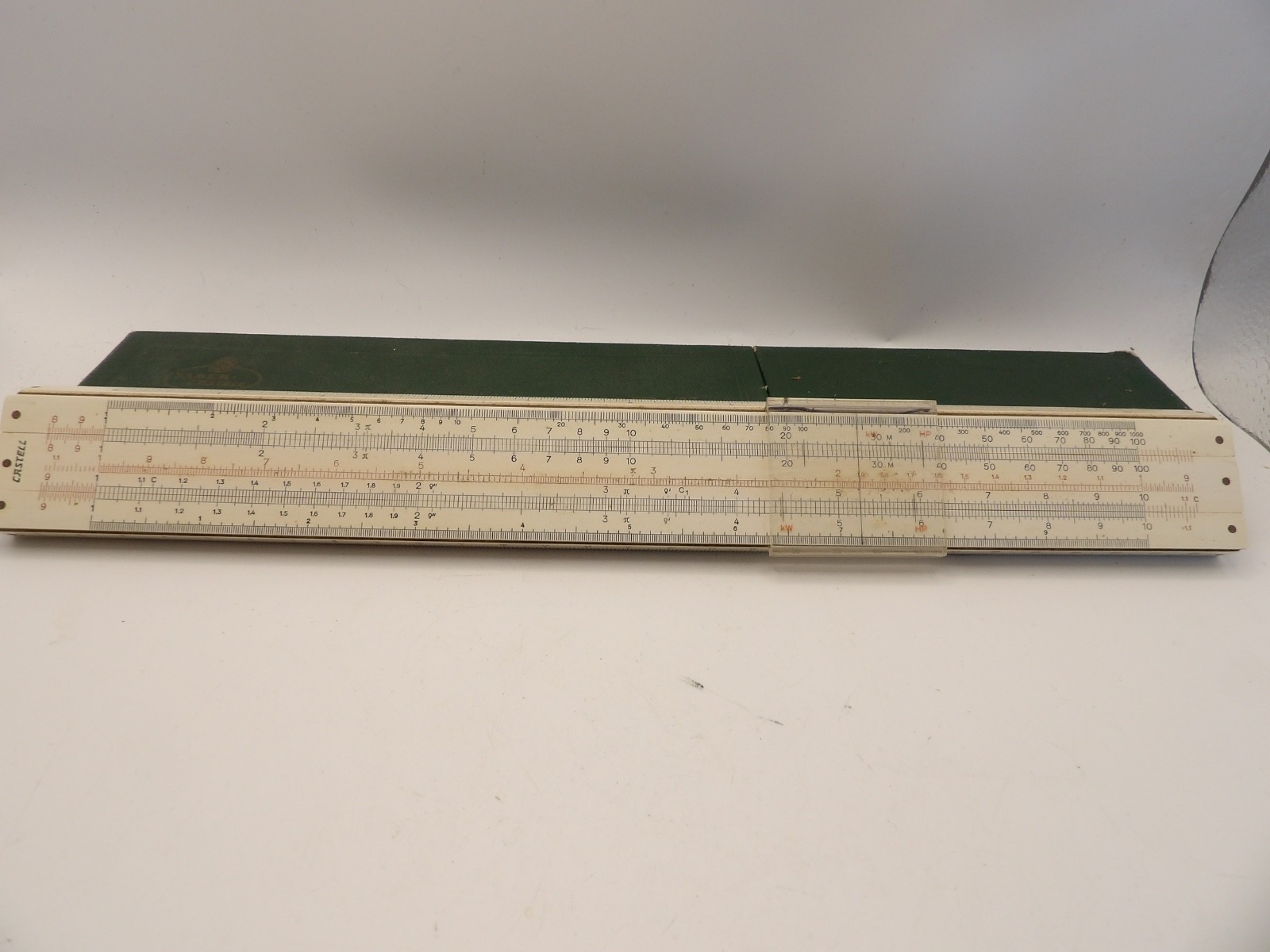 Vintage  AW Faber  Castell  Syst-Rietz 1/87 Engineers slide rule in original box