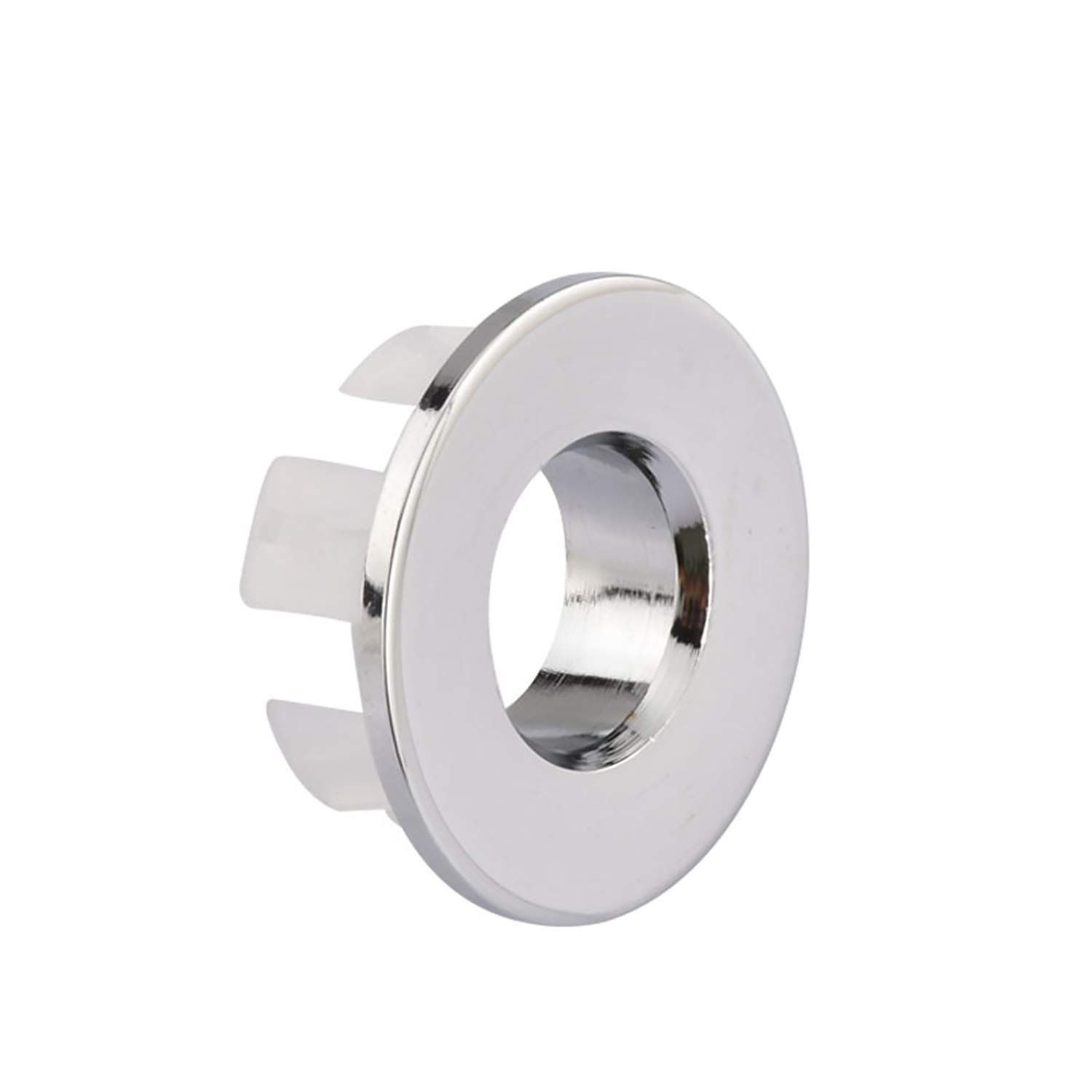 Sink Basin Trim Overflow 1-Pack, Chrome 1 Pcs Cover