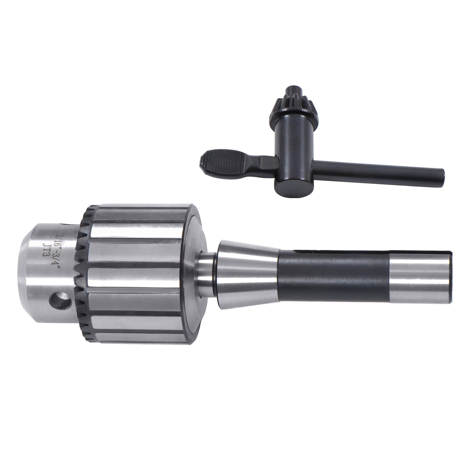 3/4 Inch R8 Shank Keyed Drill Chuck Heavy Duty for Milling Machine Drill Press