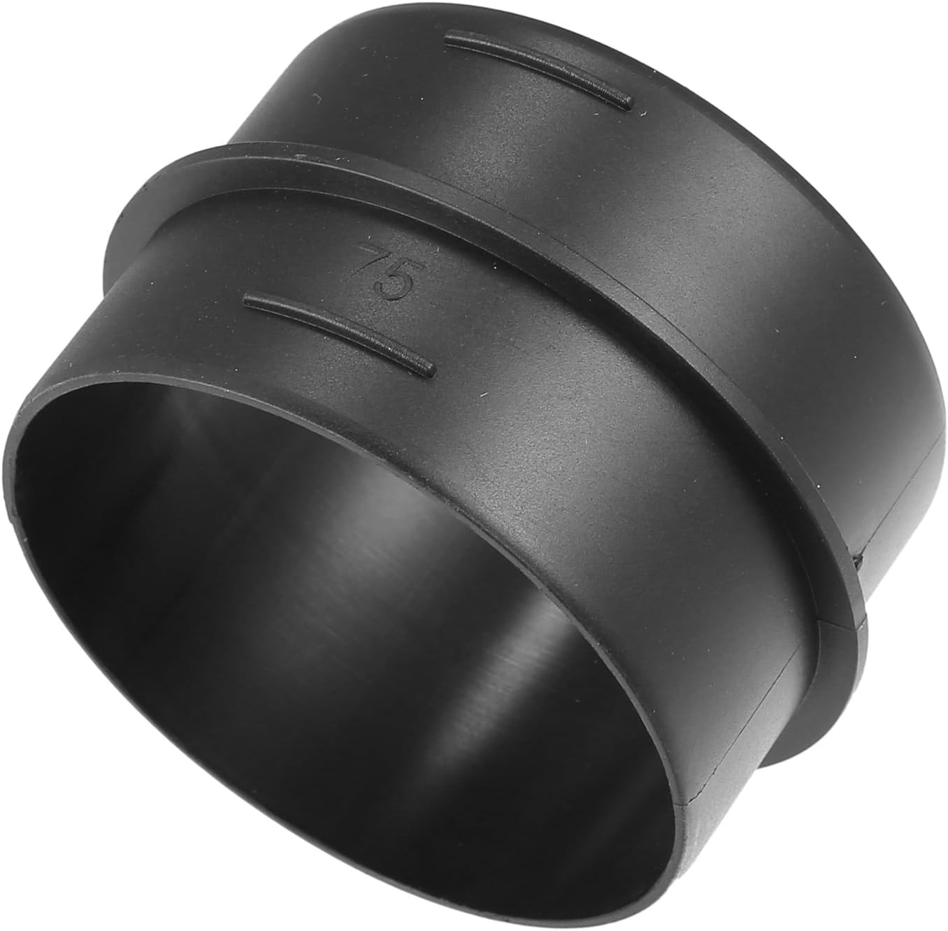 Air Ducting Connector Straight Duct Joiner Connector Pipe 2.95'' 75mm OD Black R