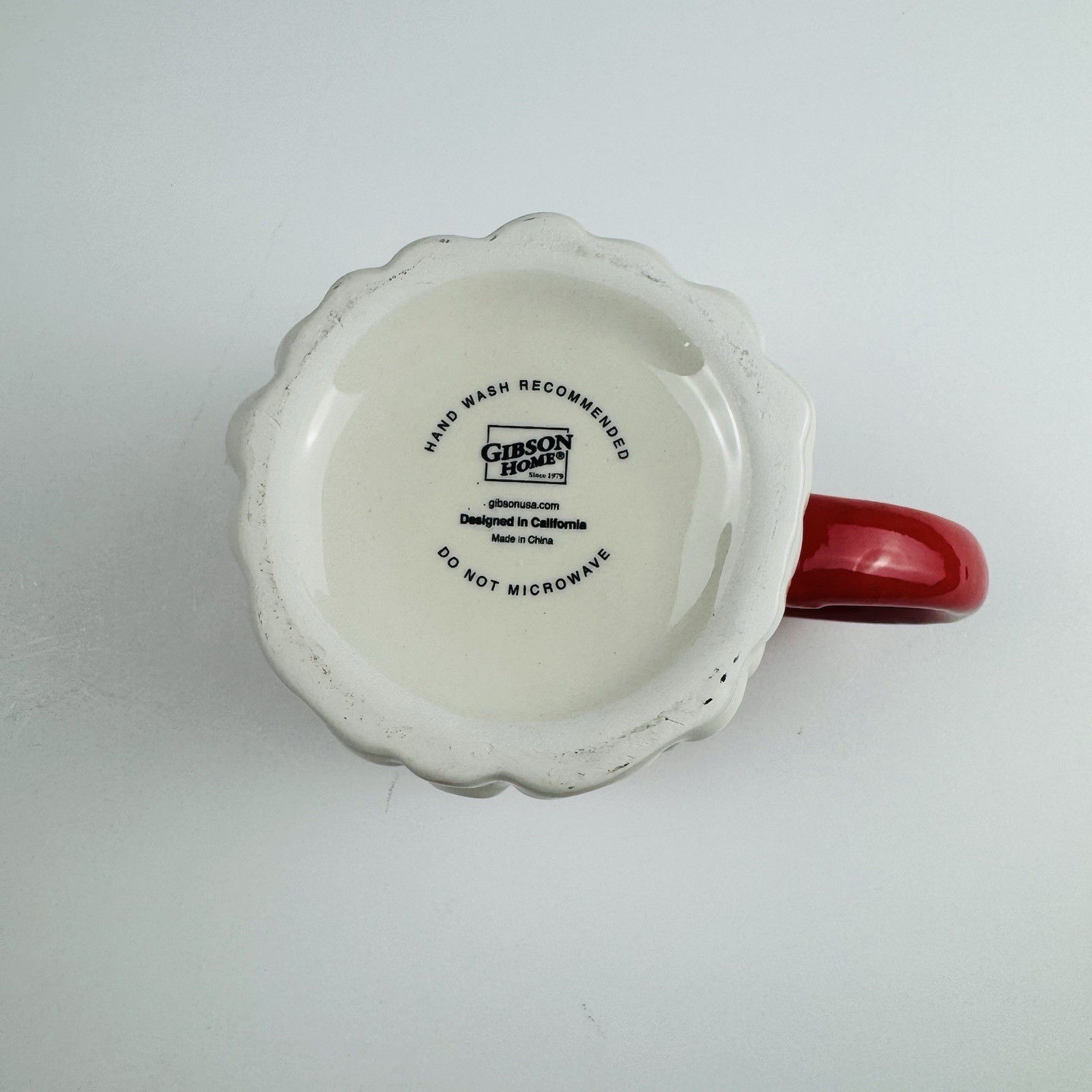 Gibson Pottery Santa 3D Coffee Mug Cup