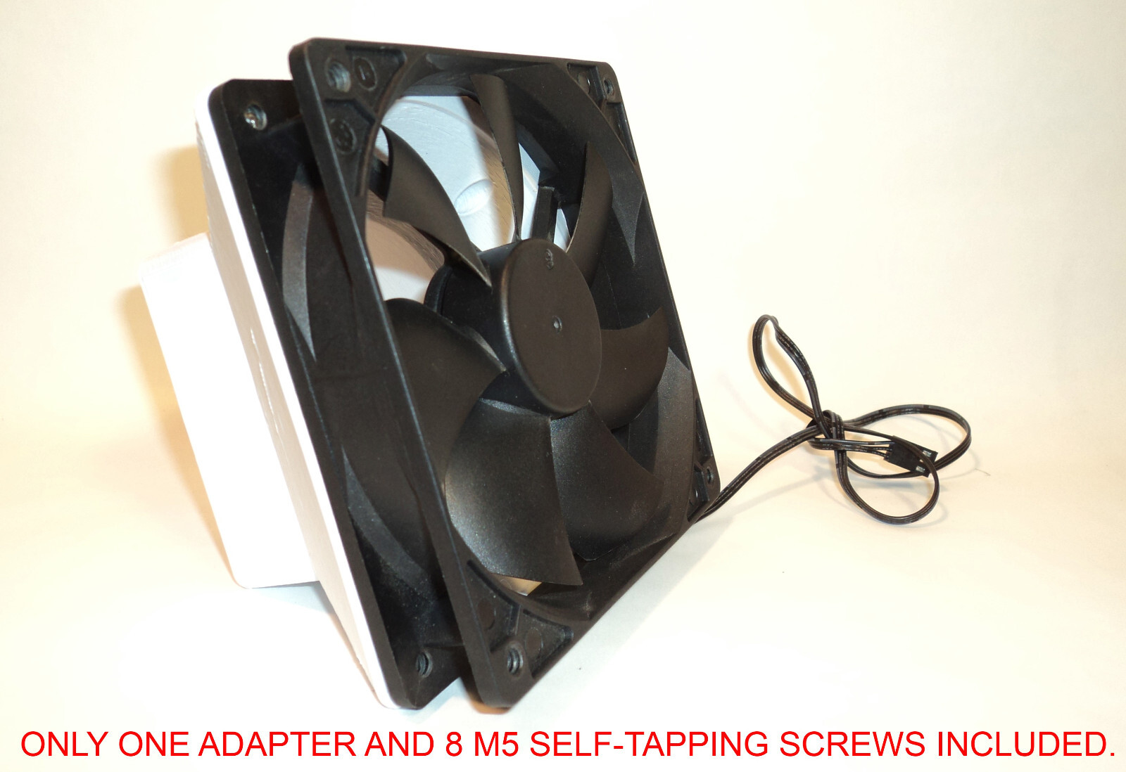 140mm to 92mm CENTERED OFFSET FAN ADAPTER Flow Converter PC Mod Custom Air Flow