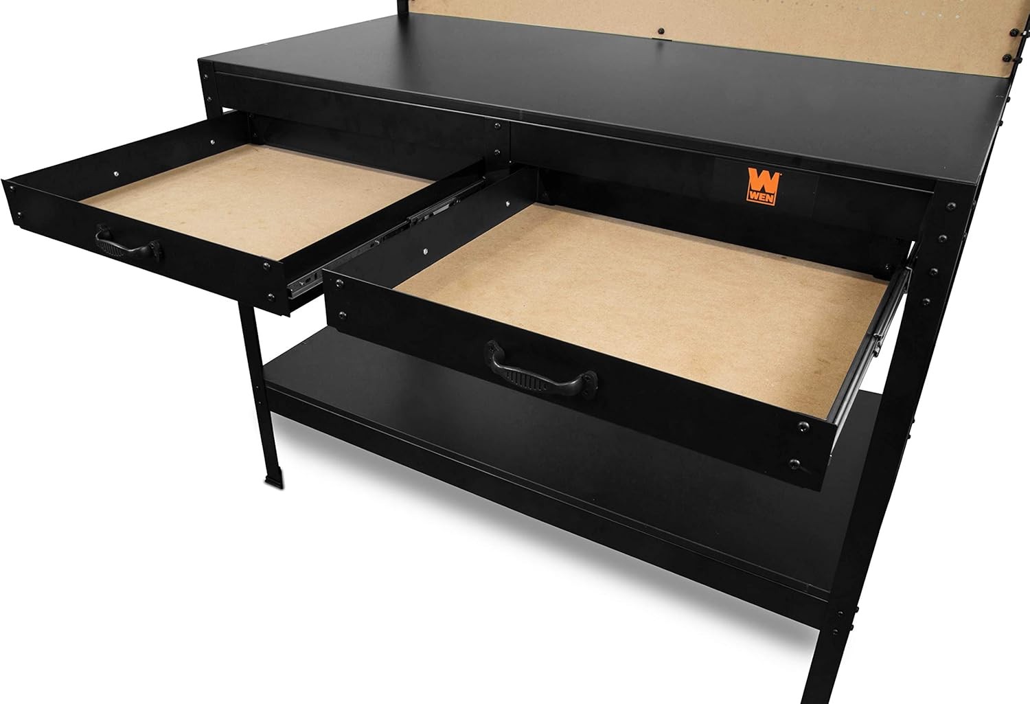 WB4723T 48-Inch Workbench W/ Power Outlets & Light Black
