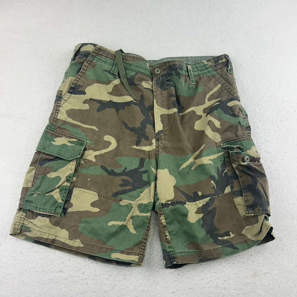 Rothco BDU Shorts Mens XL Regular Green Camo Cargo Military Uniform Tactical