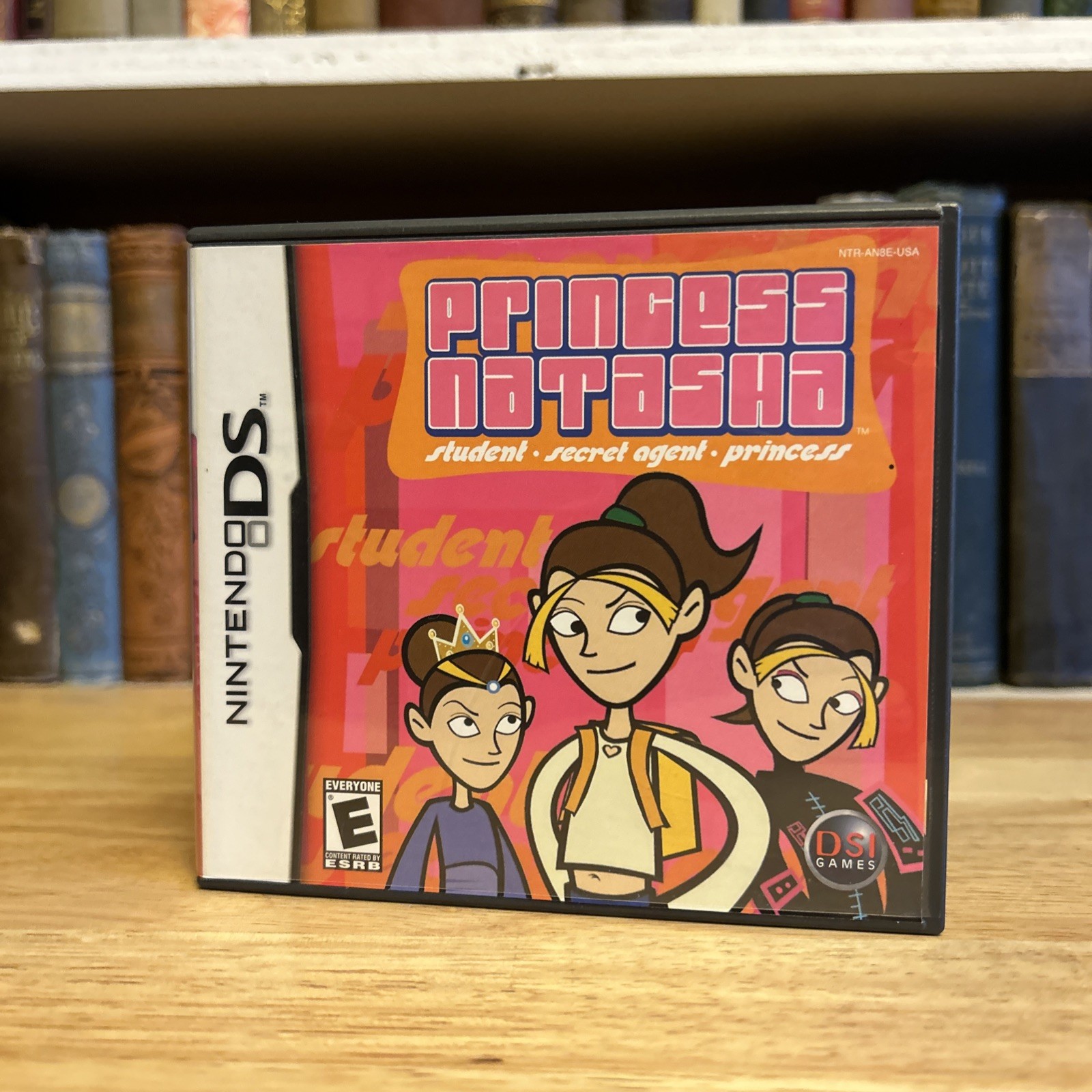 Princess Natasha: Student Secret Agent (Nintendo DS, 2006) Case Only No Game