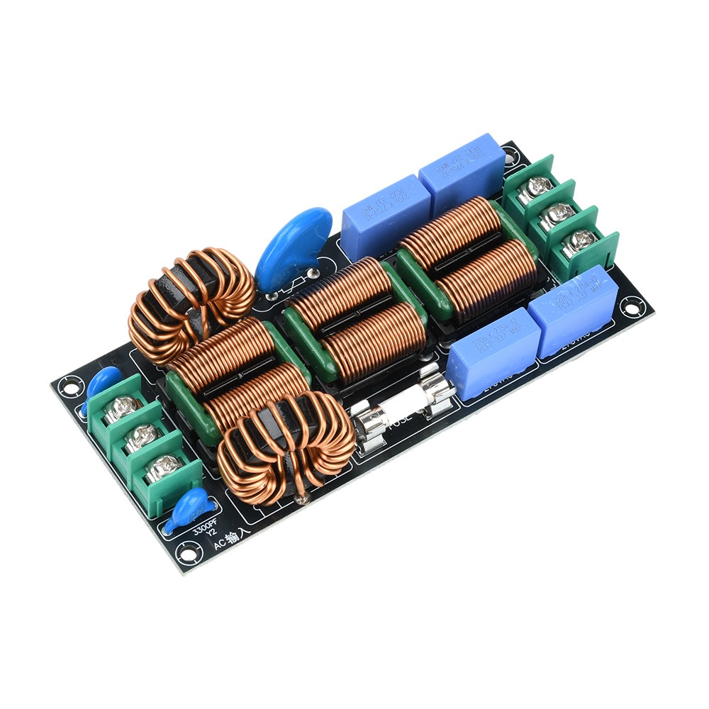 16A EMI Filter Four Level Audio AC220V Power Electromagnetic Interference Filter