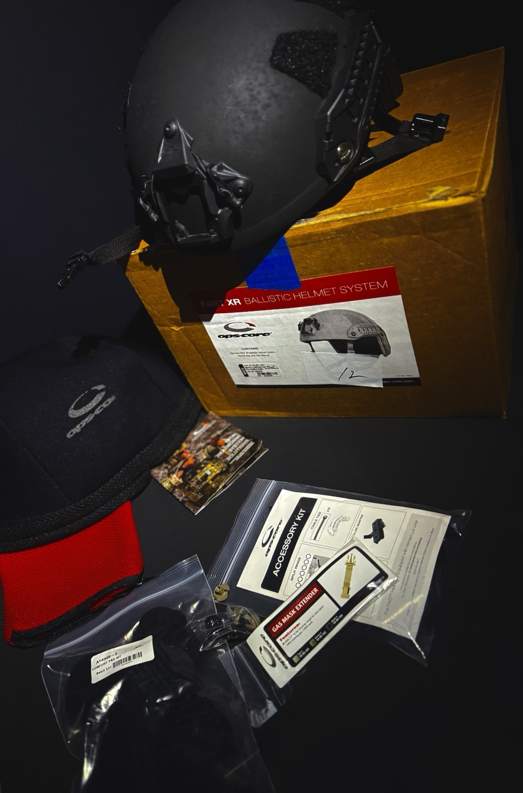 Ops-Core Fast XR High Cut Ballistic Helmet Medium Setup New with Box