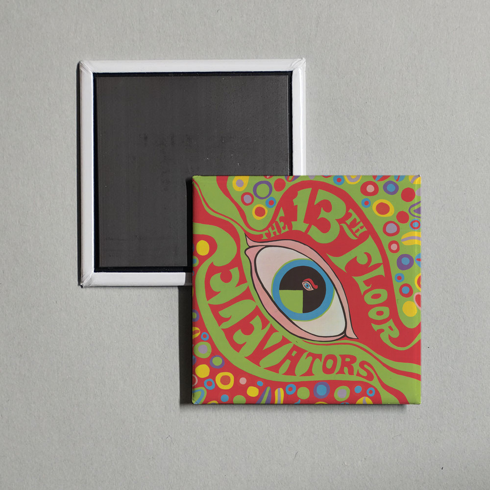 13th Floor Elevators - The Psychedelic Sounds o Album Cover Locker Fridge Magnet