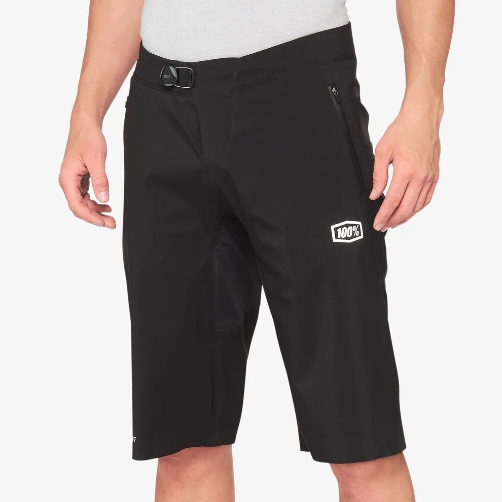 100% Hydromatic Waterproof Shorts 34 Black