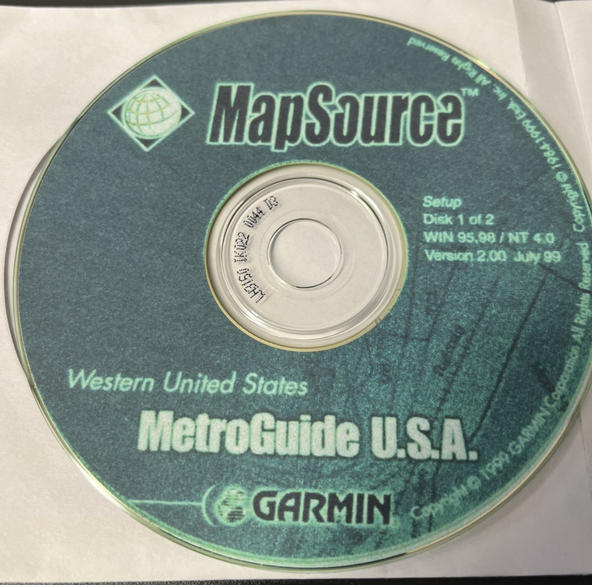 Garmin MapSource MetroGuide U.S.A. 1999 + Extras