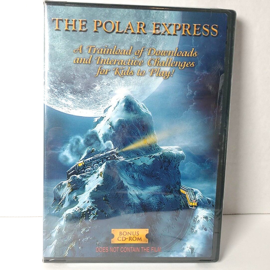 The Polar Express Bonus CD ROM  Does Not Contain The Film 2005 NEW SEALED