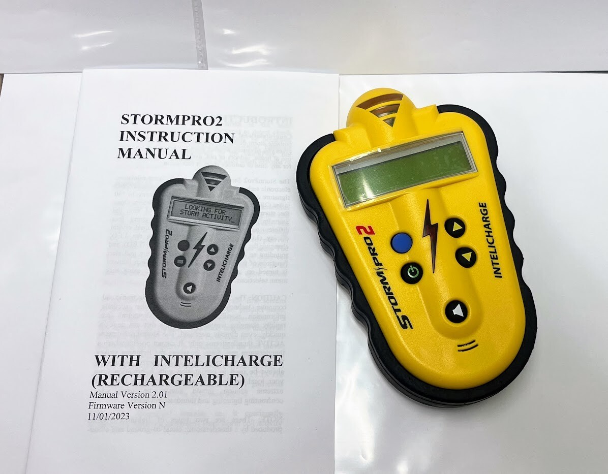 New StormPro 2 - Rechargeable Lightning Detector/Storm Tracker - On Sale