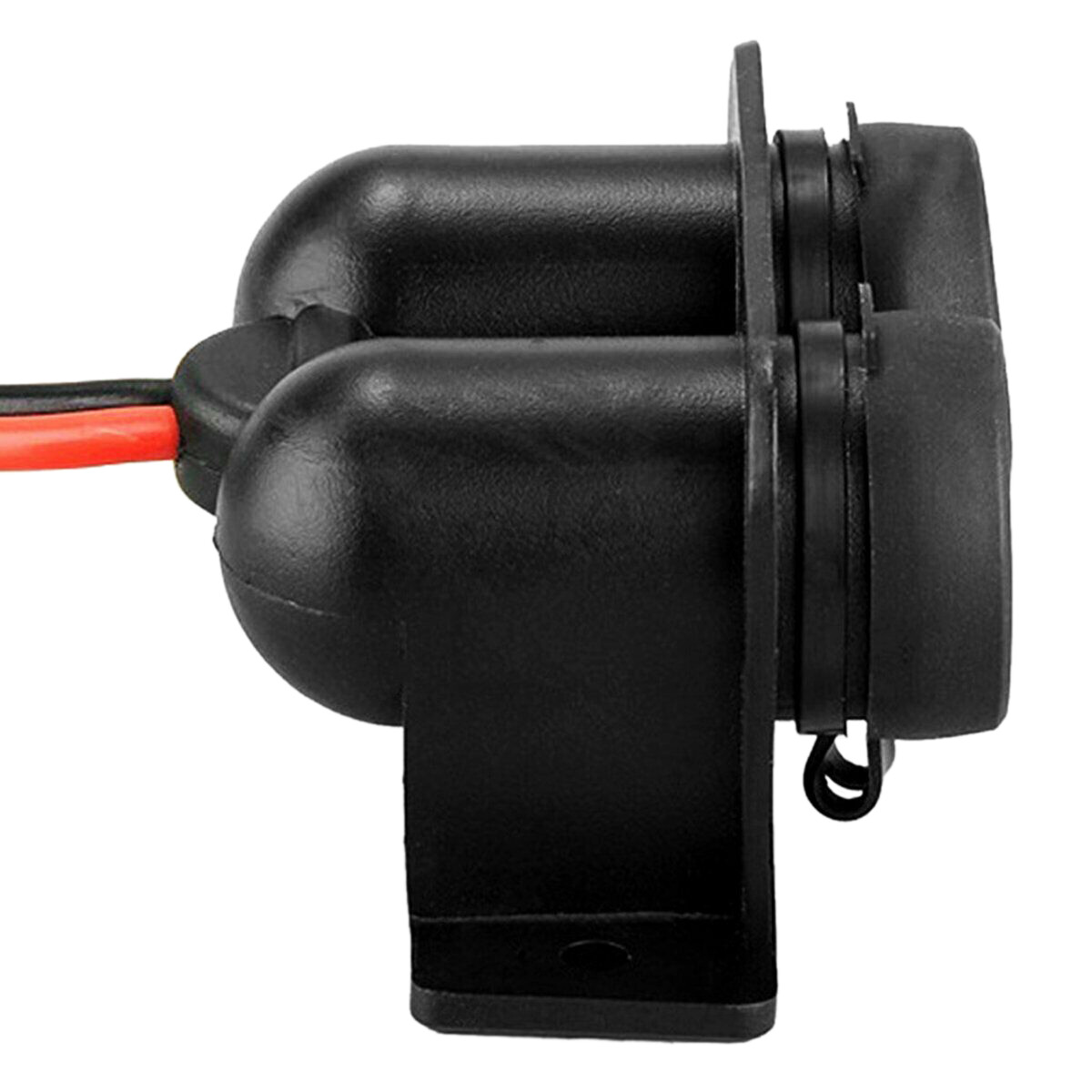 Waterproof Power Dual Socket Car Motorcycle Cigarette Lighter Plug 12V Outlet