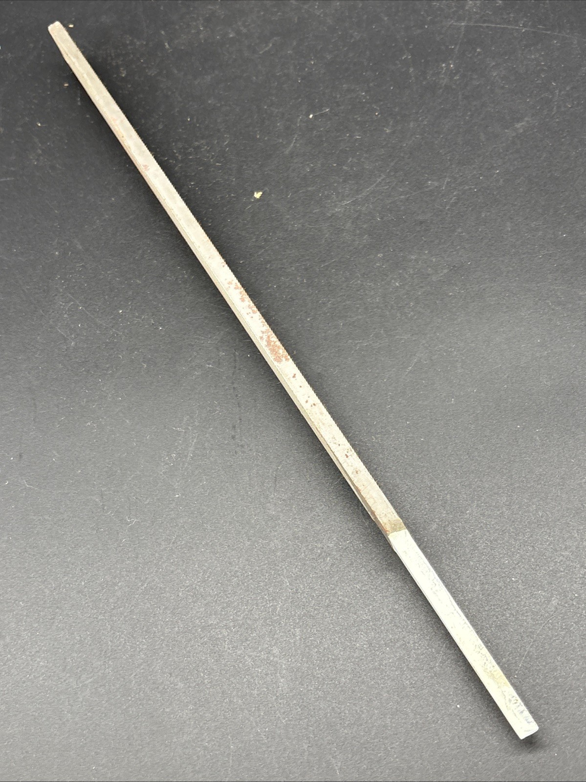 Heller NuCut Single Cut Long Flat Angle Lathe 10” File Unused With Horse Logo