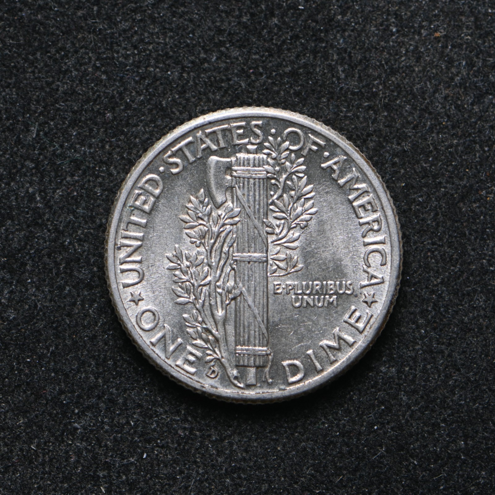 1941-D Mercury Silver Dime BU (bb19321)