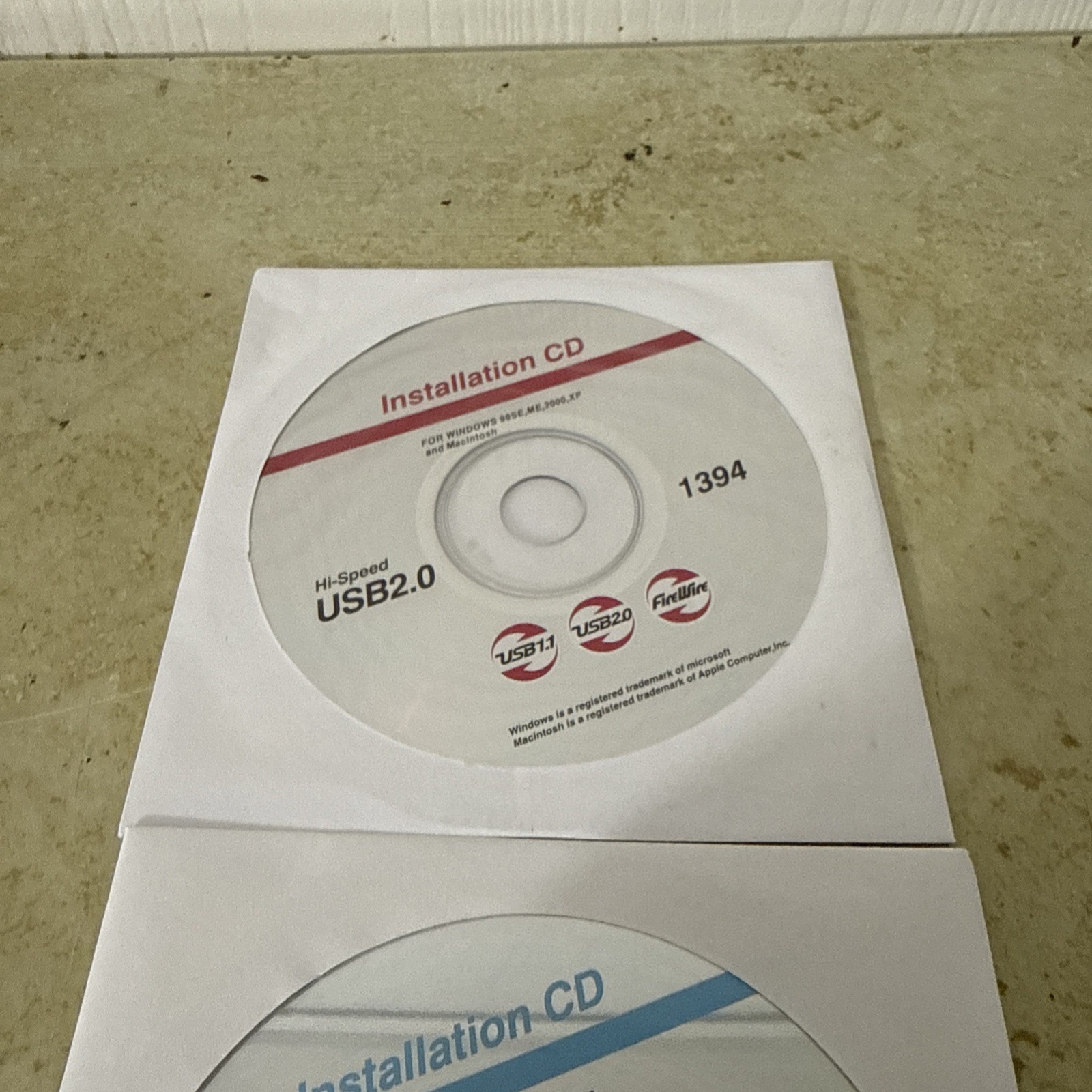 Installation Cd 1394 USB 2.0