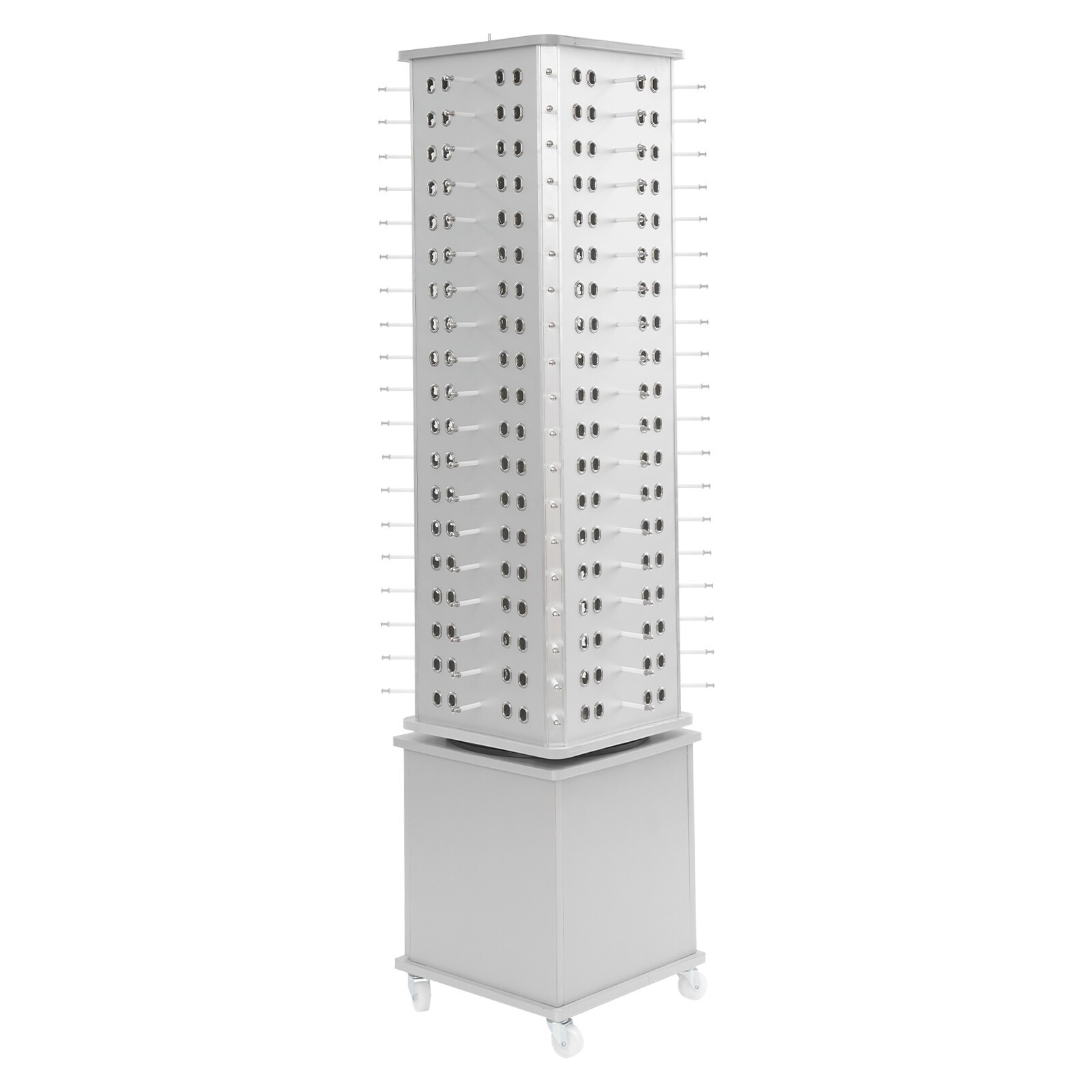 360?? Rotating Glasses Storage Display Stand 152p Sunglasses Organizer W/ Wheels