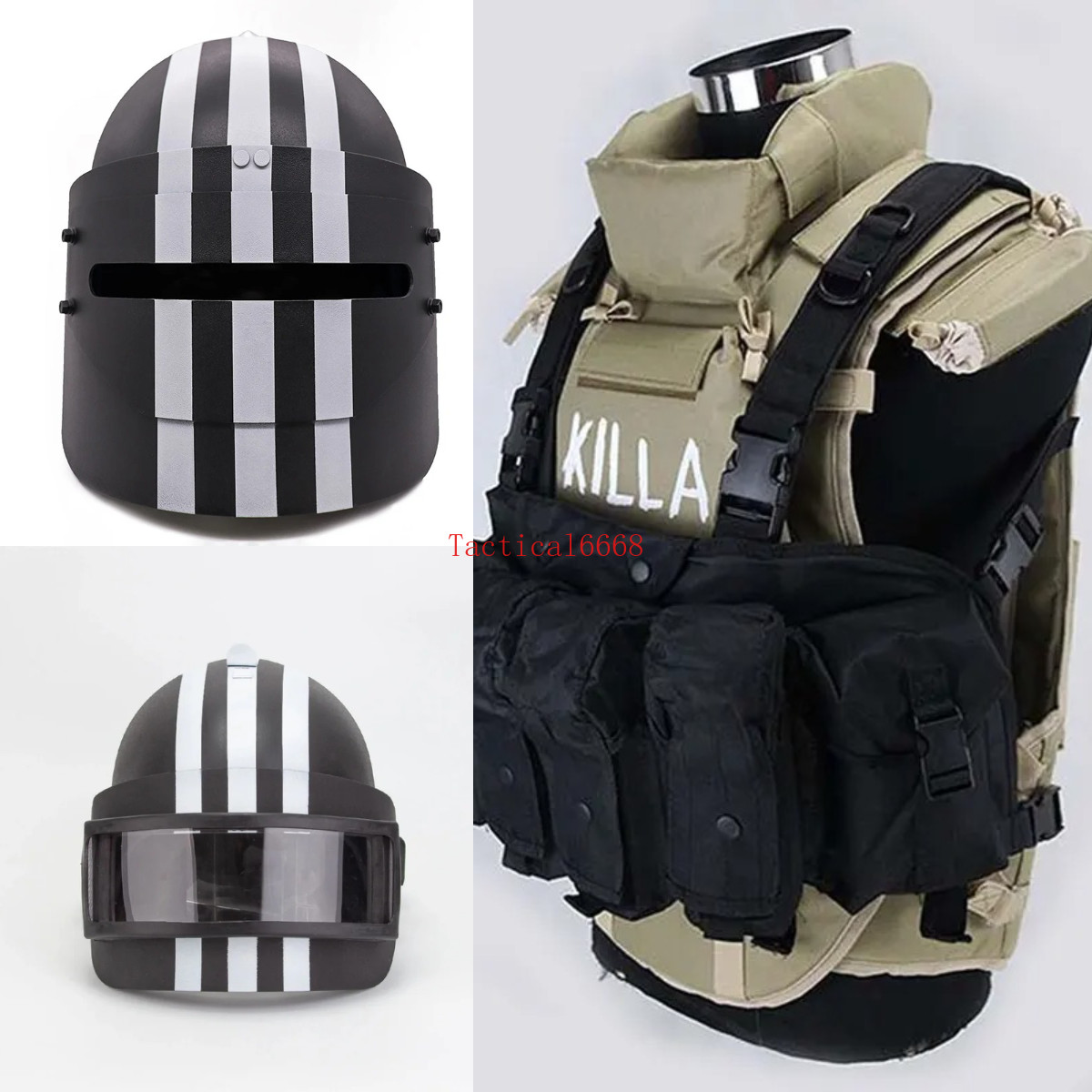 Russian 6b13 Vest Killa Version K6-3/K-63/K63 Altyn Helmet & Heavy MASKA Helmet