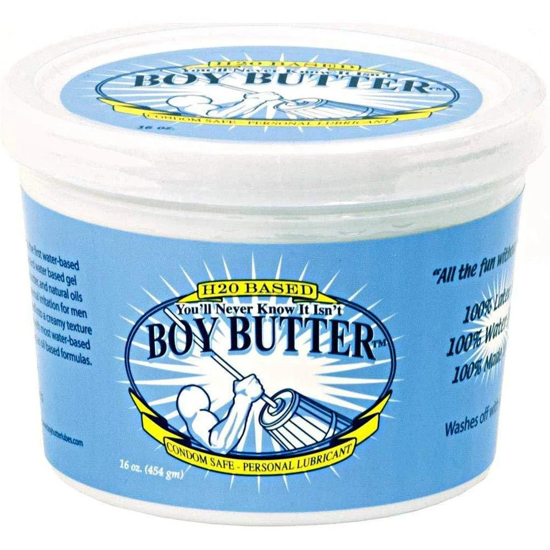 Boy Butter "H2O" Water-Based Lubricant | 16oz Tub