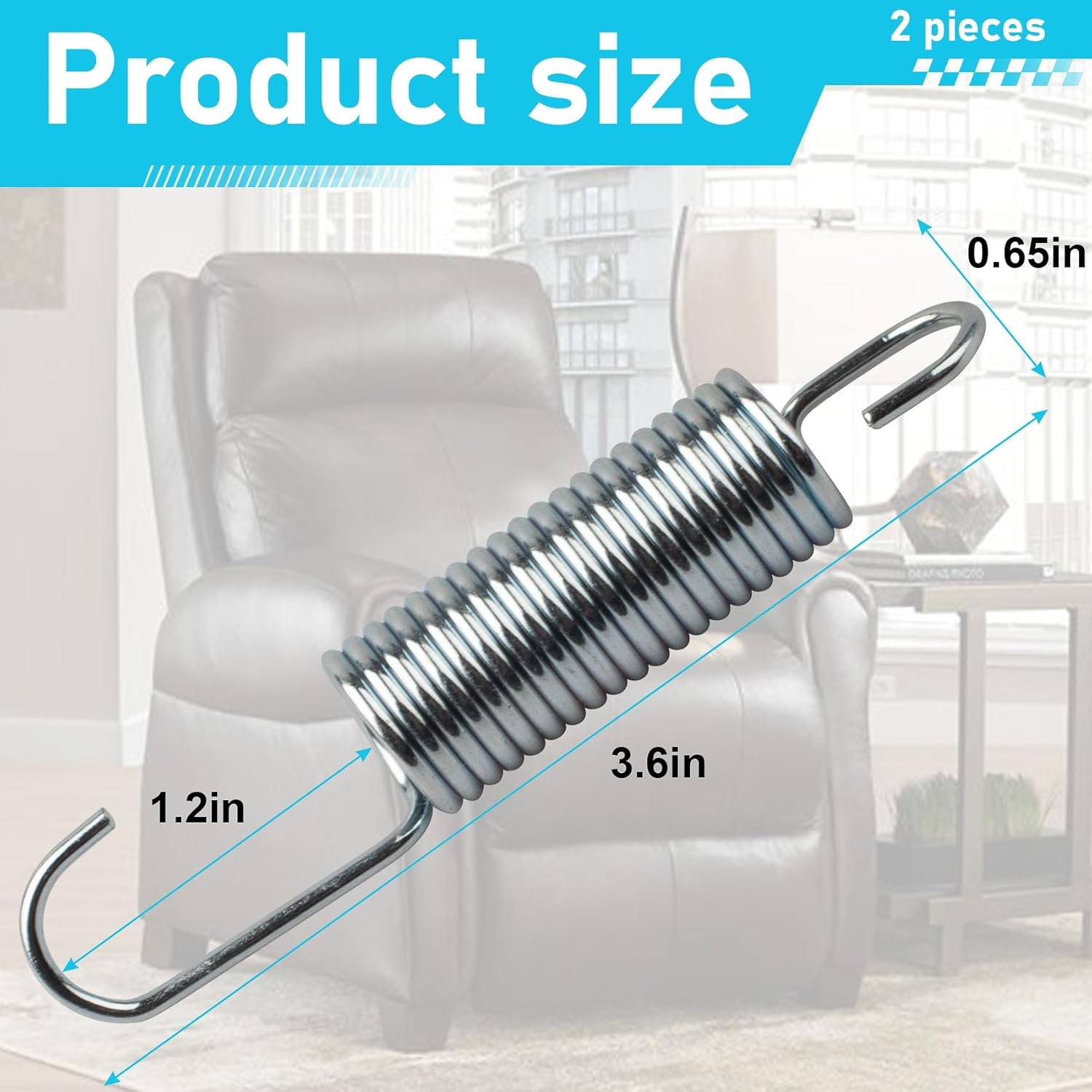 3-5/8 Inch Recliner Springs Fits for Southern Motion, Catna-pper and Lazy...