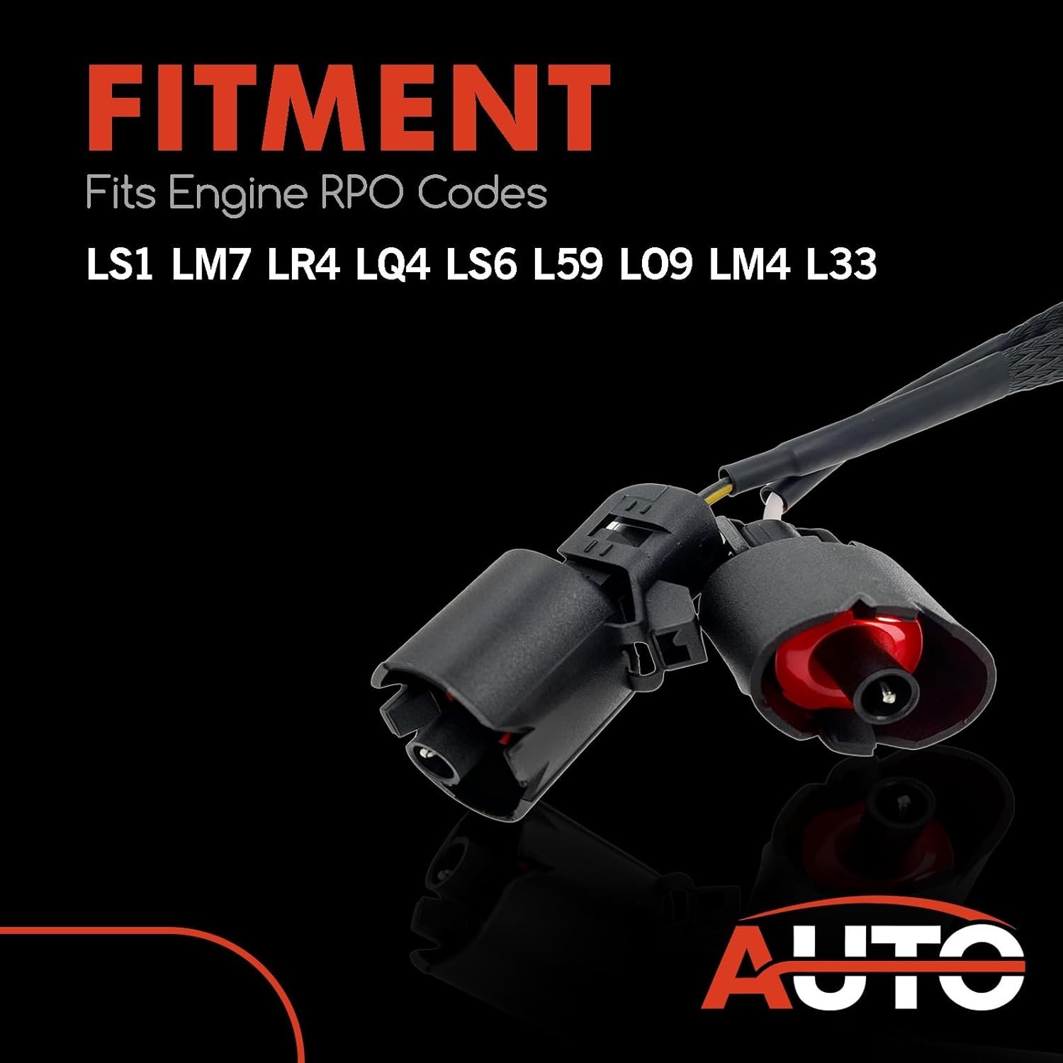Gen 3 LS Knock Sensor Extension Relocation Harness 41'' Compatible ... Fast Ship