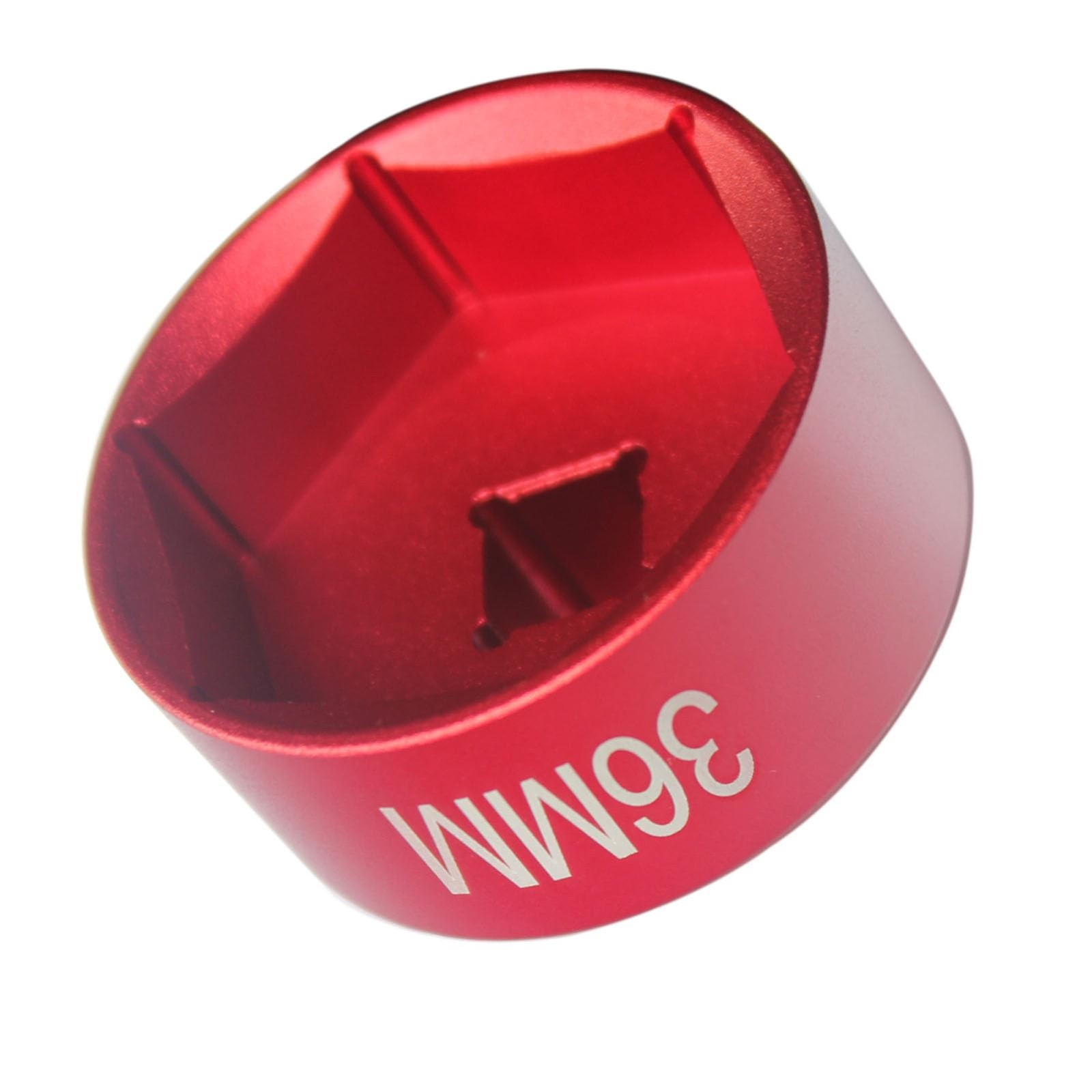 Felisbieti 3/8" Drive 36mm Oil Filter Socket wrench Removal tool, 36 mm, Red