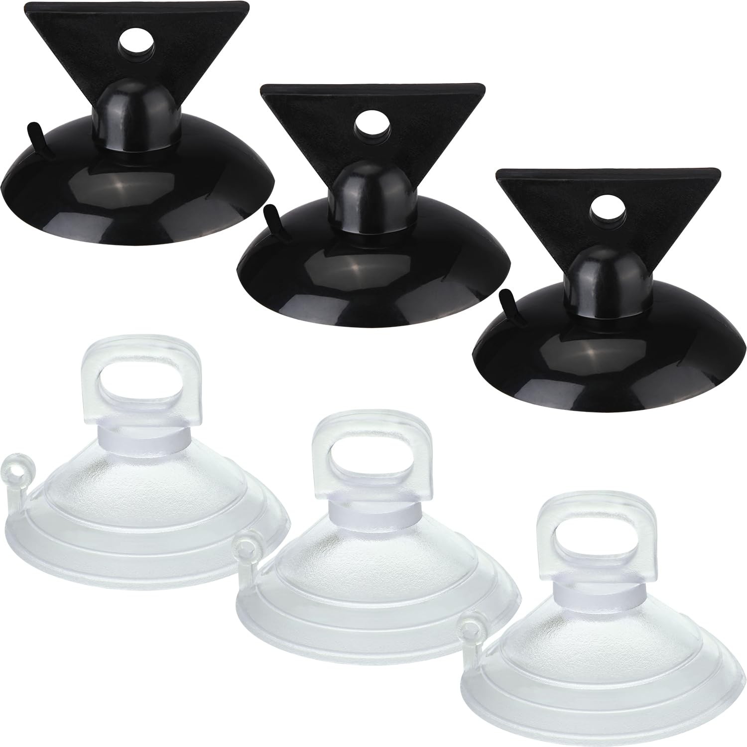 Ourtroness Light Bulb Changer Suction 10 Piece Assortment, Black Transparent