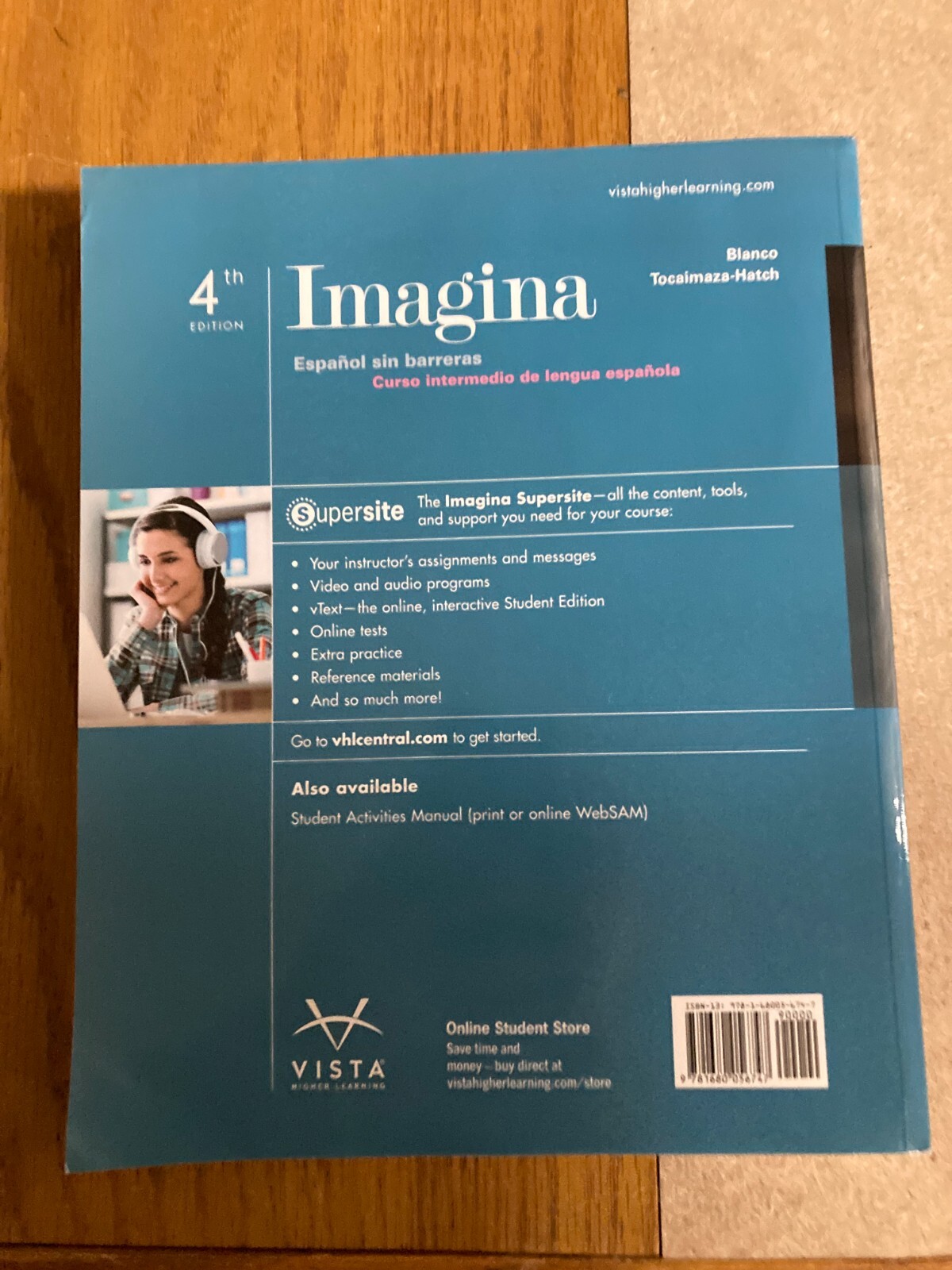 Imagina Text-Book 4th Edition SPANISH Very Good Condition