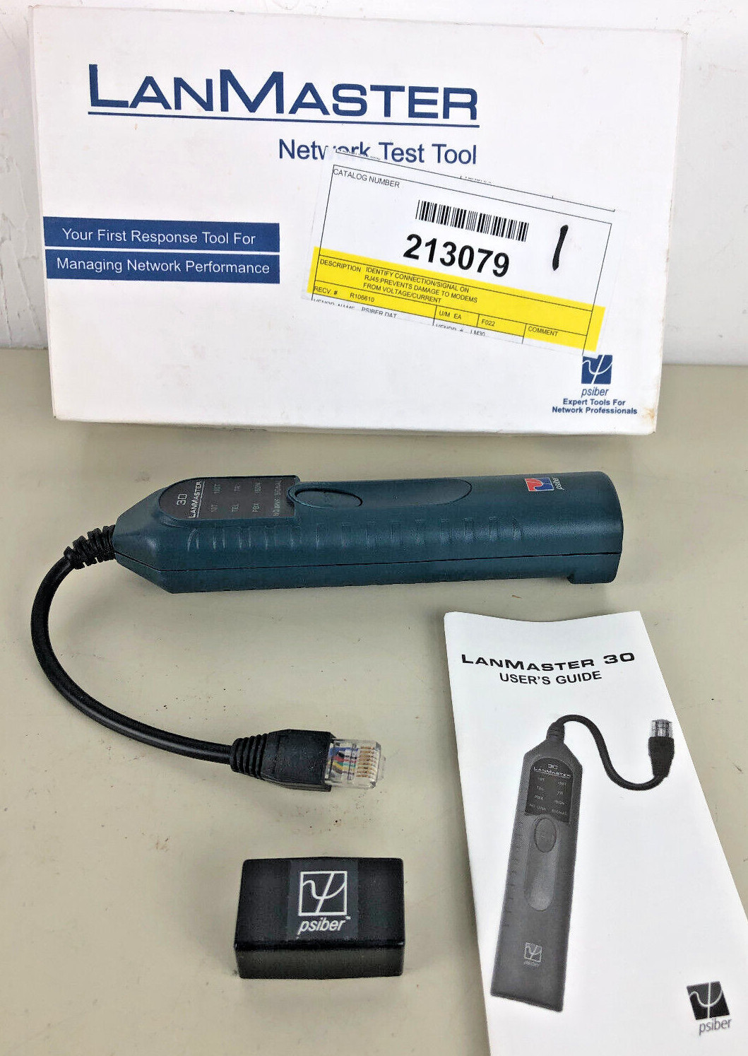 Psiber LANMASTER 30 Outlet Identifier for Live and Equipment Identification LM30