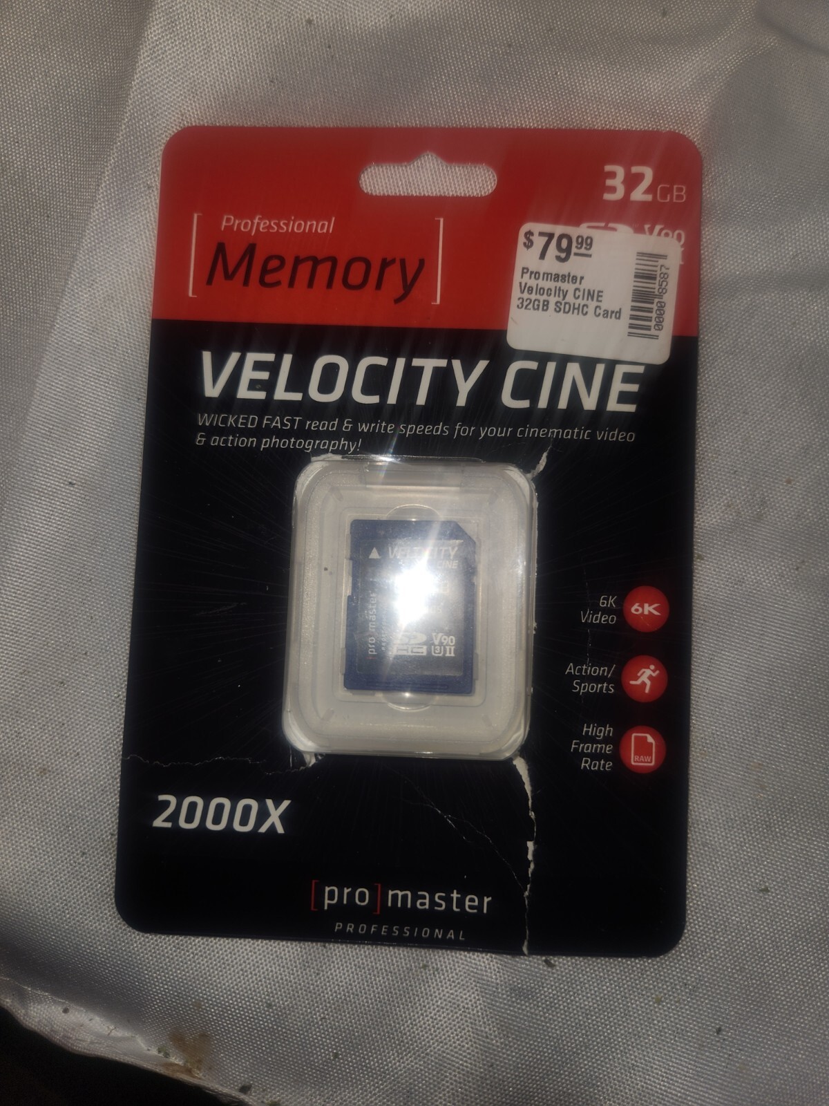 Promaster Velocity Cine SDHC 32gb
