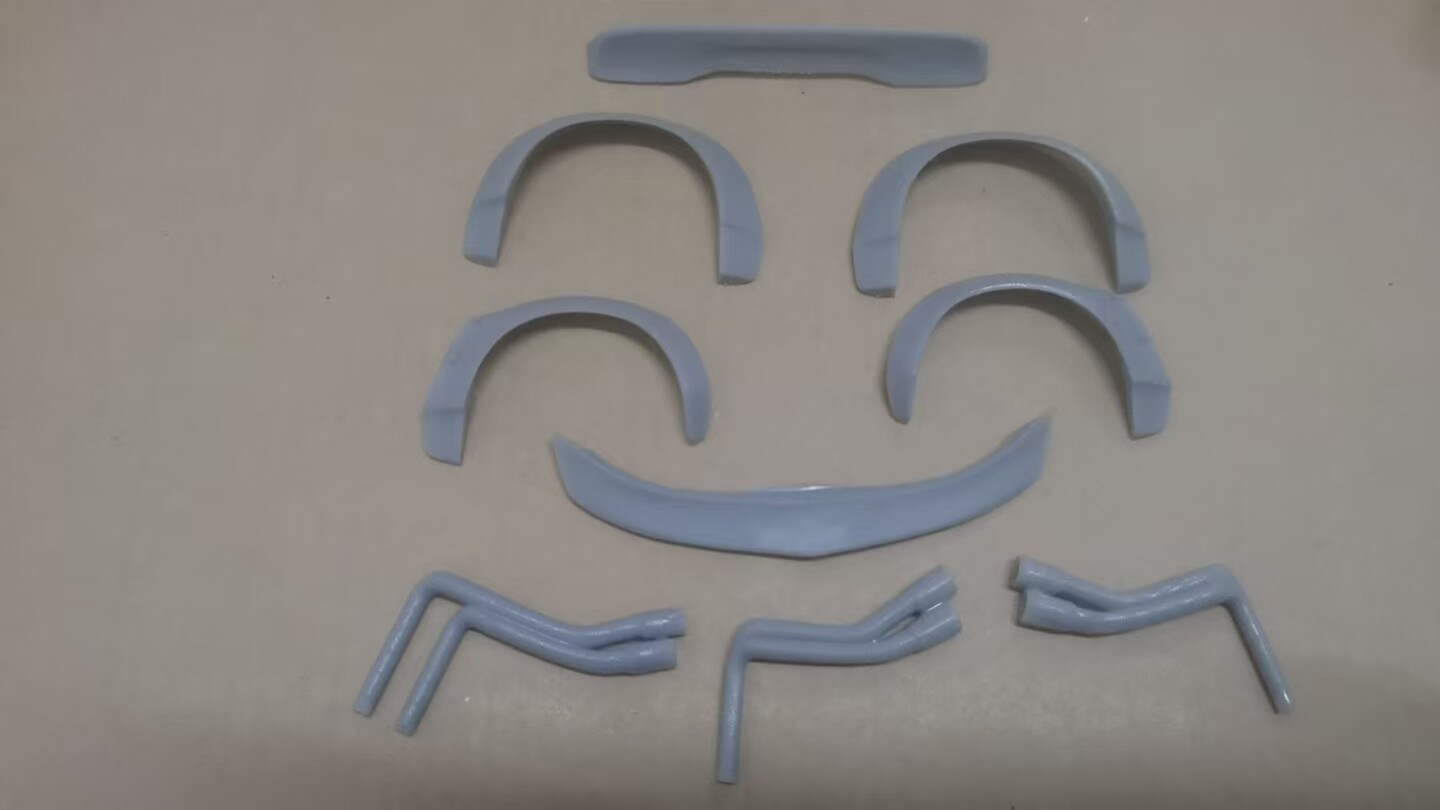 Wide Body Resin Kit for Ford Mustang 1970 Unpainted Model Toys 1/18th