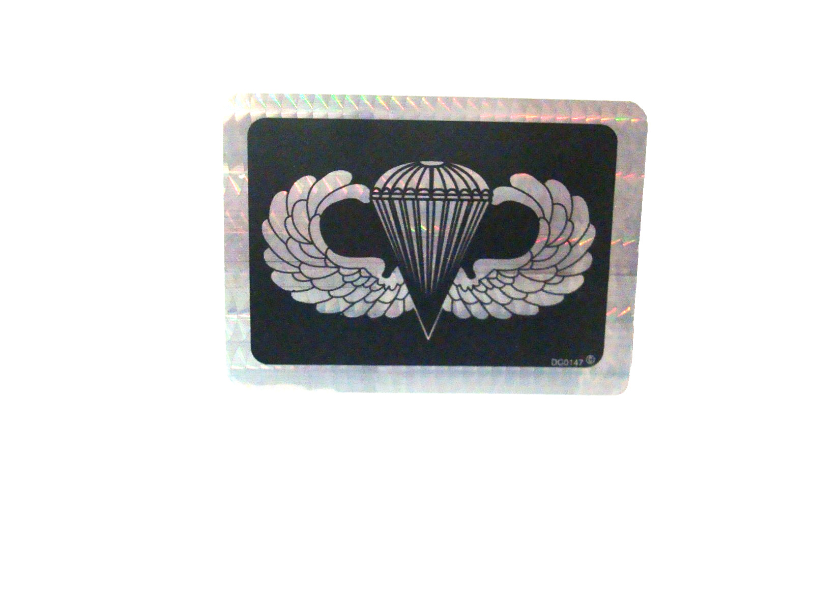 ARMY AIRBORNE PARATROOPER VETERAN  STICKER  3&1/2 inches