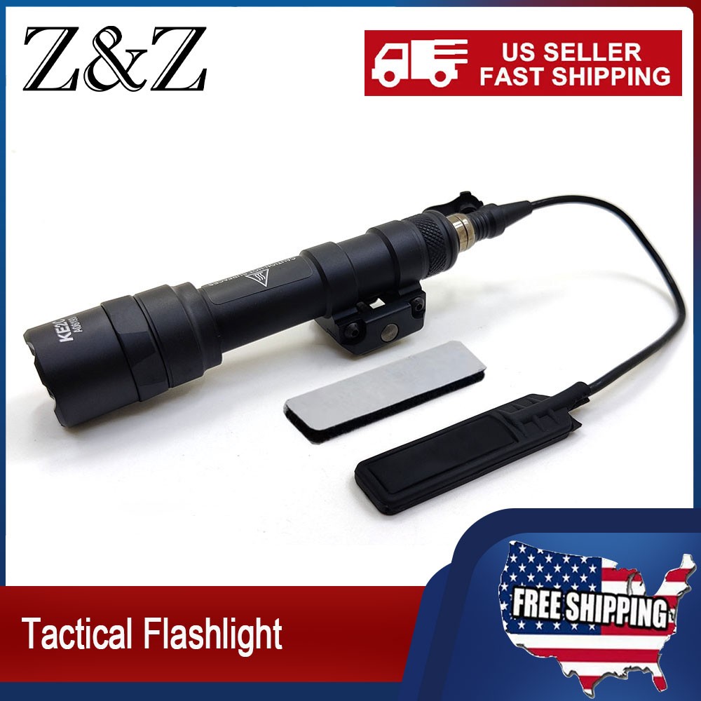 For M600B Tactical Light LED Weapon Flashlight Picatinny with Remote Switch US