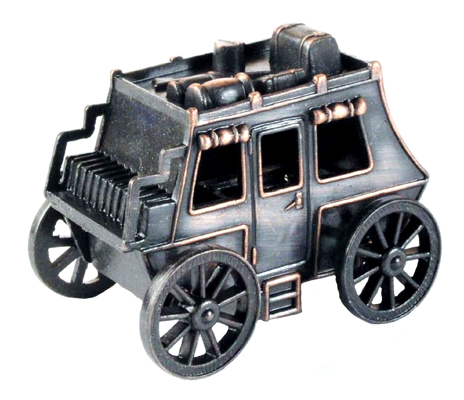 Old Time Stagecoach Die Cast Metal Collectible Pencil Sharpener