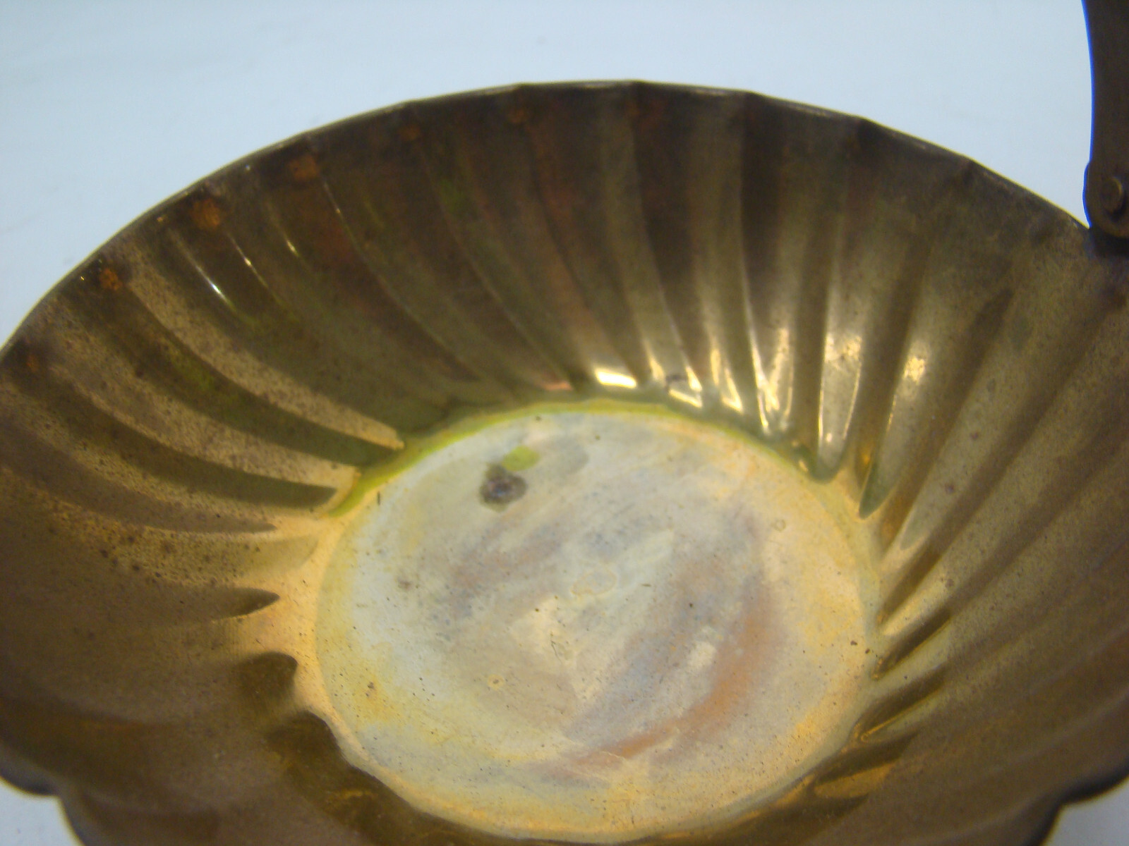 Vintage Solid Brass Basket Dish with Movable Handle trinkets candy