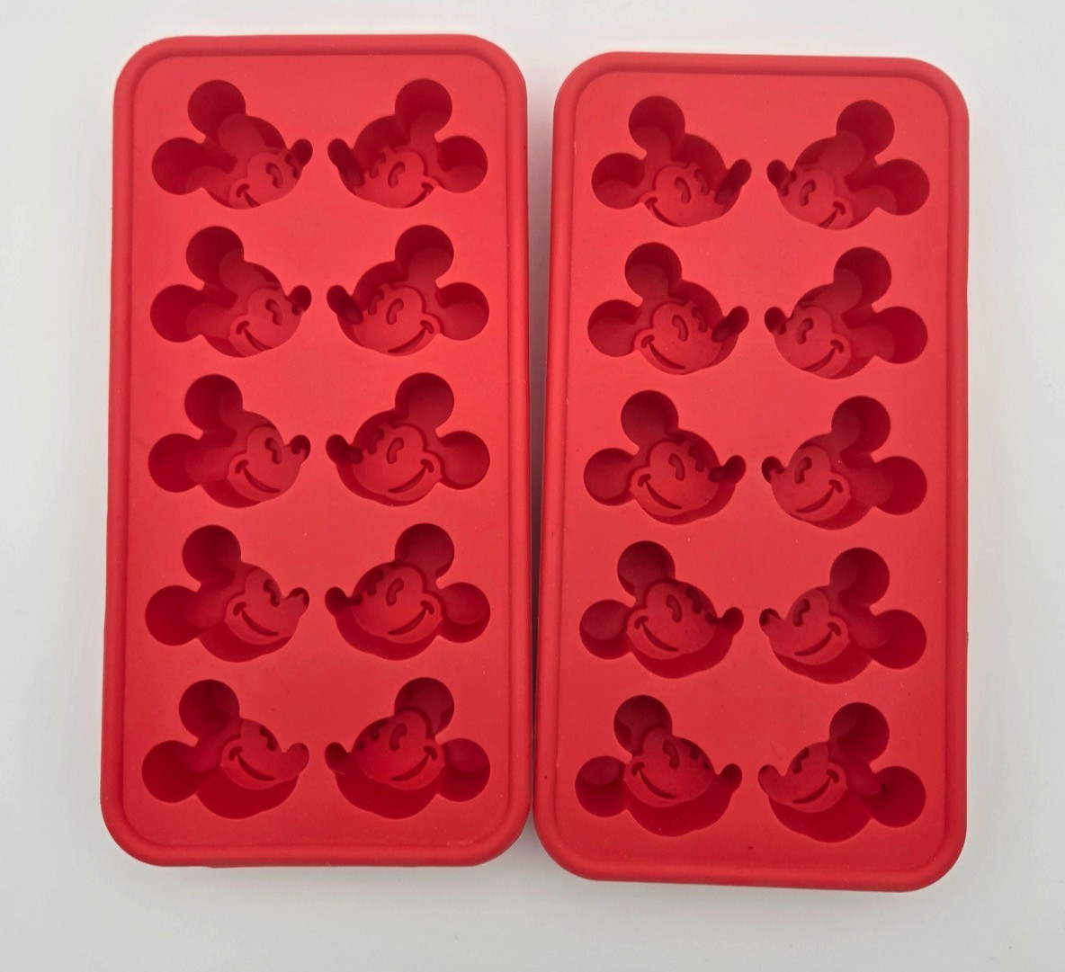 Walt Disney World Mickey Mouse Silicone Ice Cube Trays Set of 2
