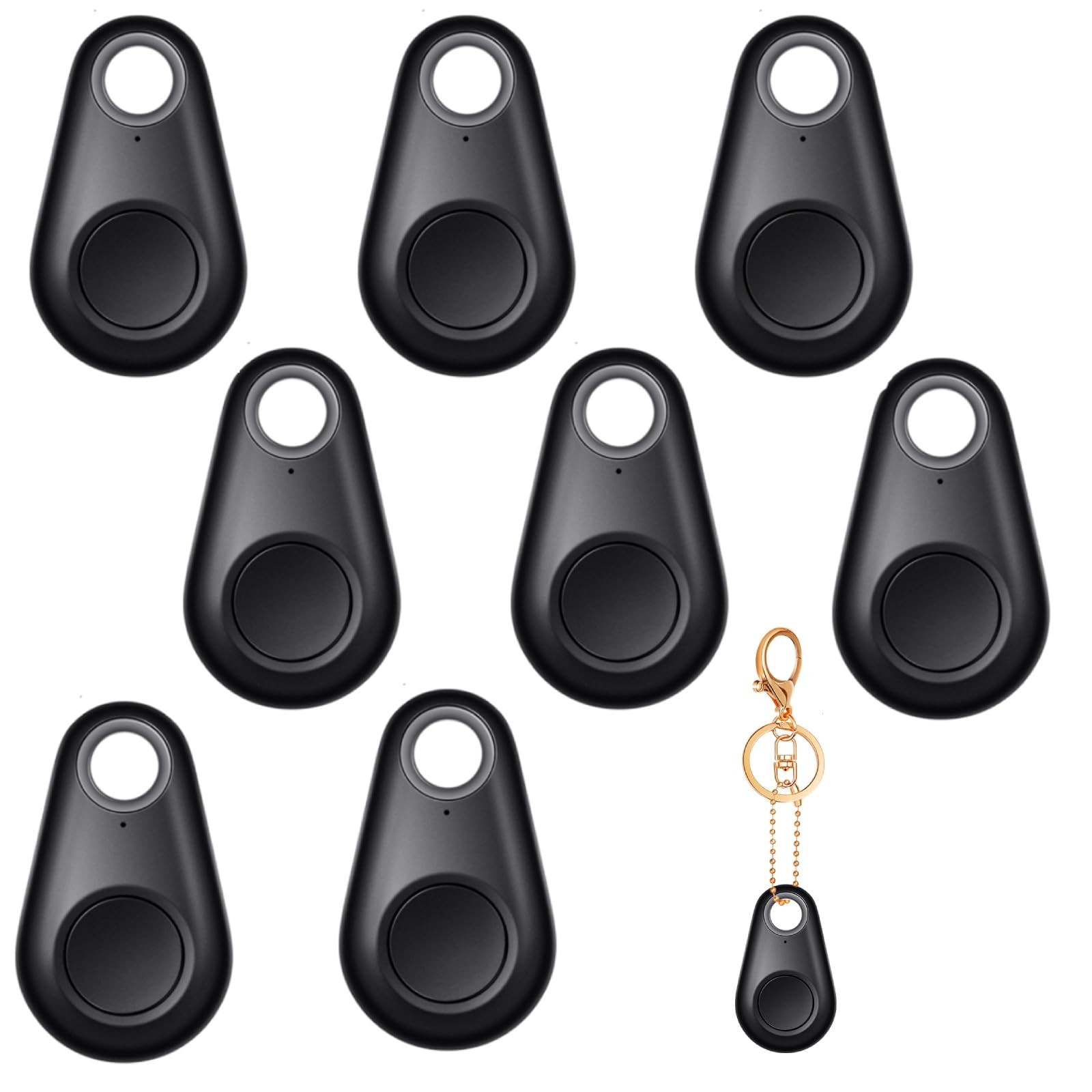 8 Packs Portable GPS Tracking Mobile Tracking Anti Loss Smart Device Key Finder