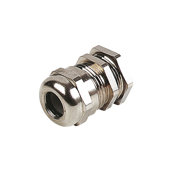 1/4 " NPT - Strain Relief Cord Grip Cable Gland w/nut Wire US- NICKLE BRASS US