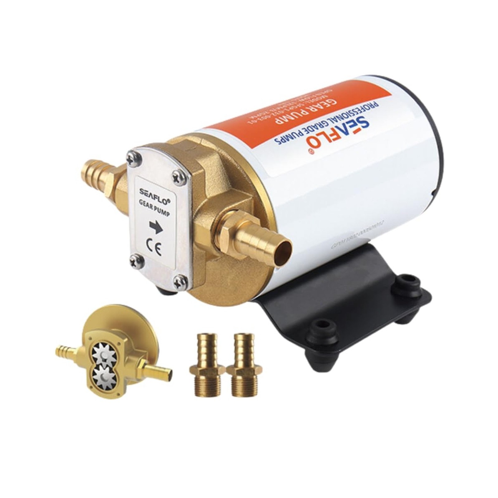 SEAFLO 12V Self Priming Impeller Gear Pump - 3.2 GPM Oil Change Diesel Fuel T...