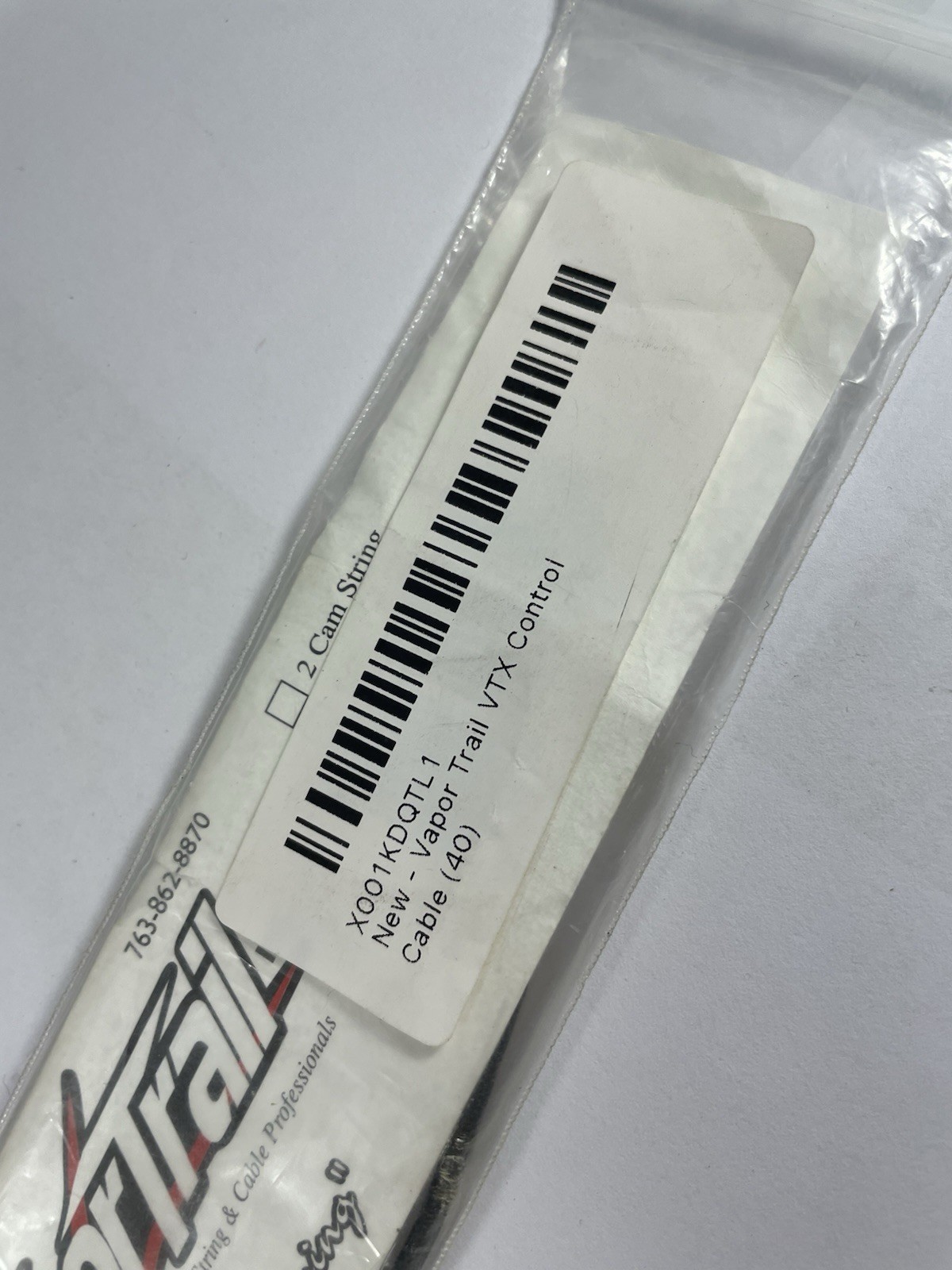 VaporTrail VTX Premium Replacement Control Cable - 40.00”