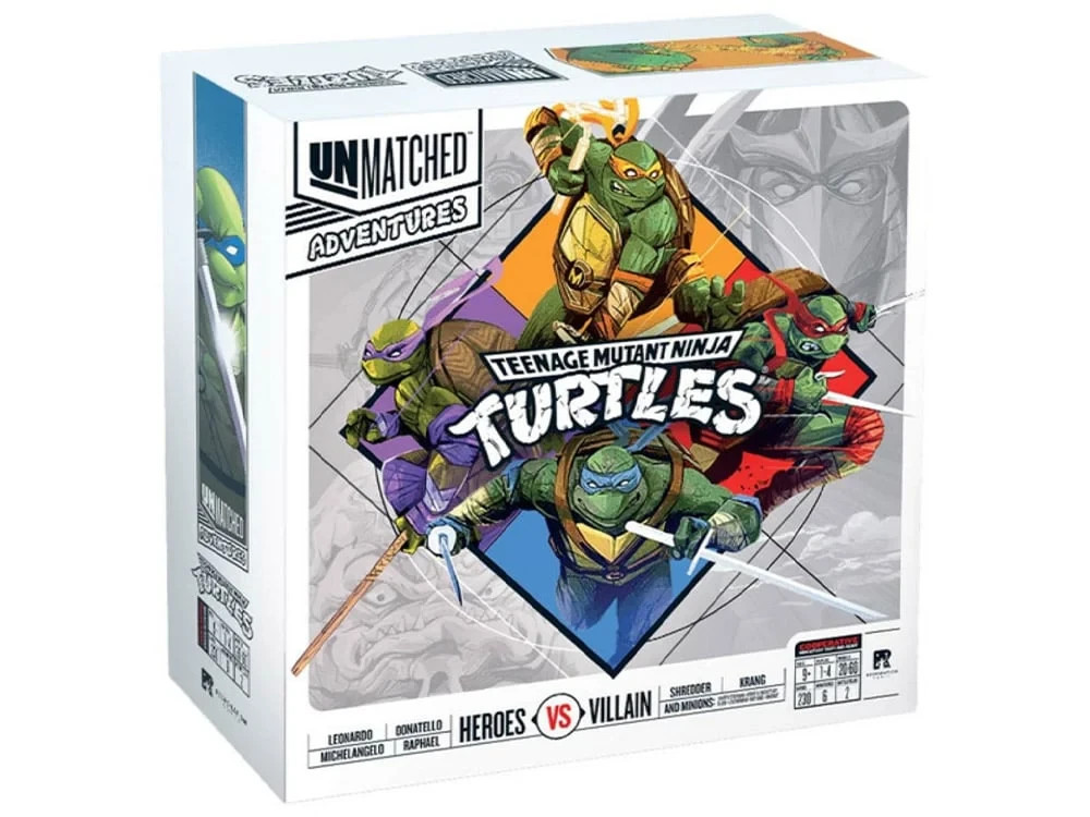 Unmatched Adventures Teenage Mutant Ninja Turtles TMNT Board Game Restoration