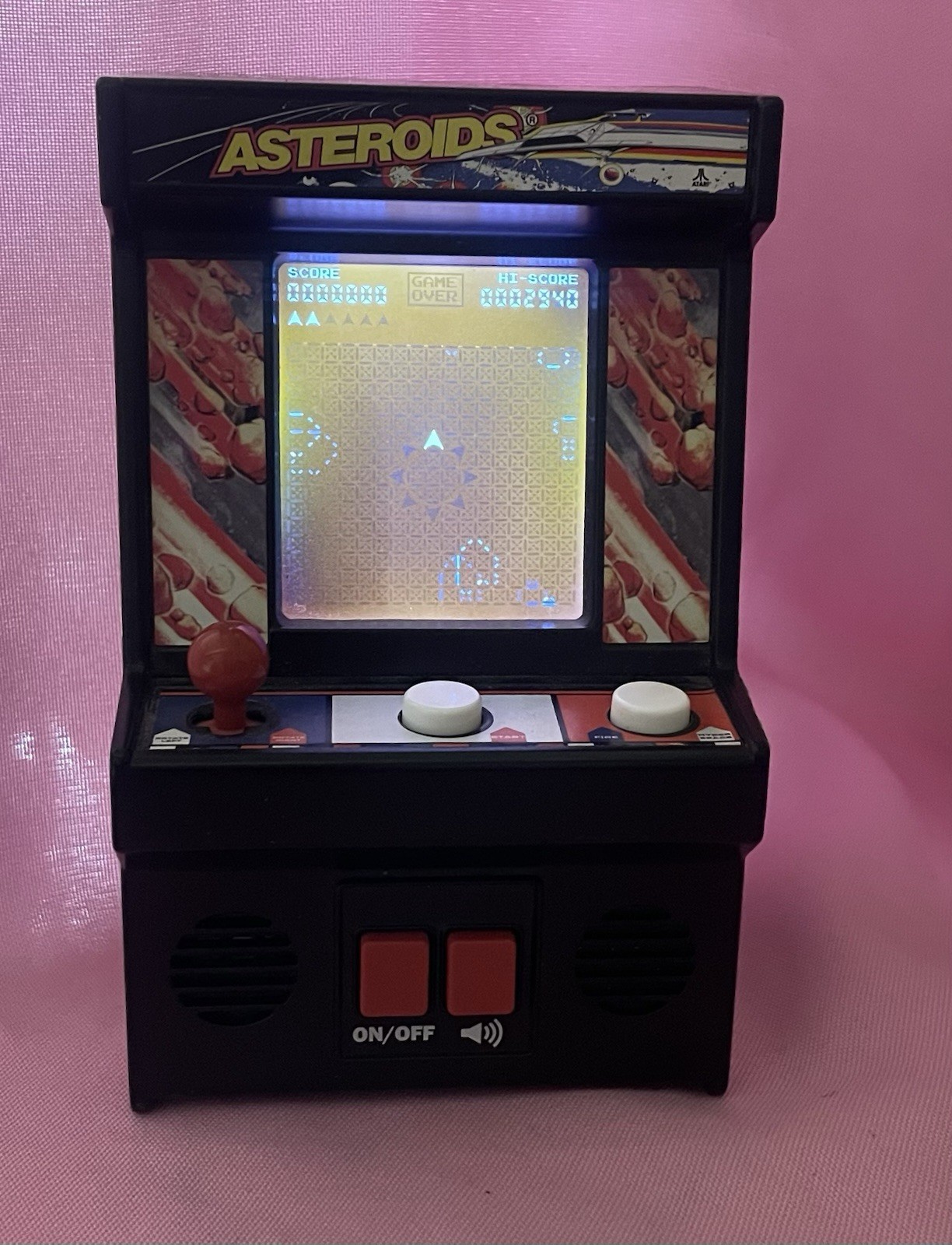 Vtg Atari Interactive Asteroids 1979 Mini Arcade Electronic Handheld Game Works