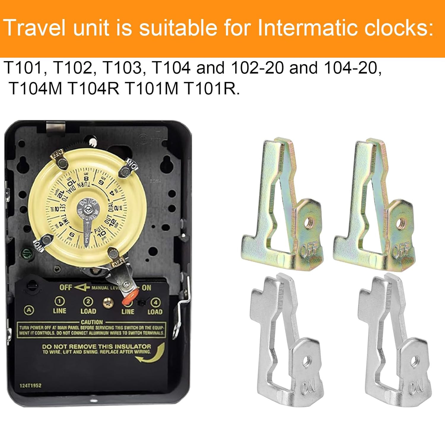 8Pcs 156T1978A Time Switch Replacement Trippers Kit, Pool Timer on off Clips ...