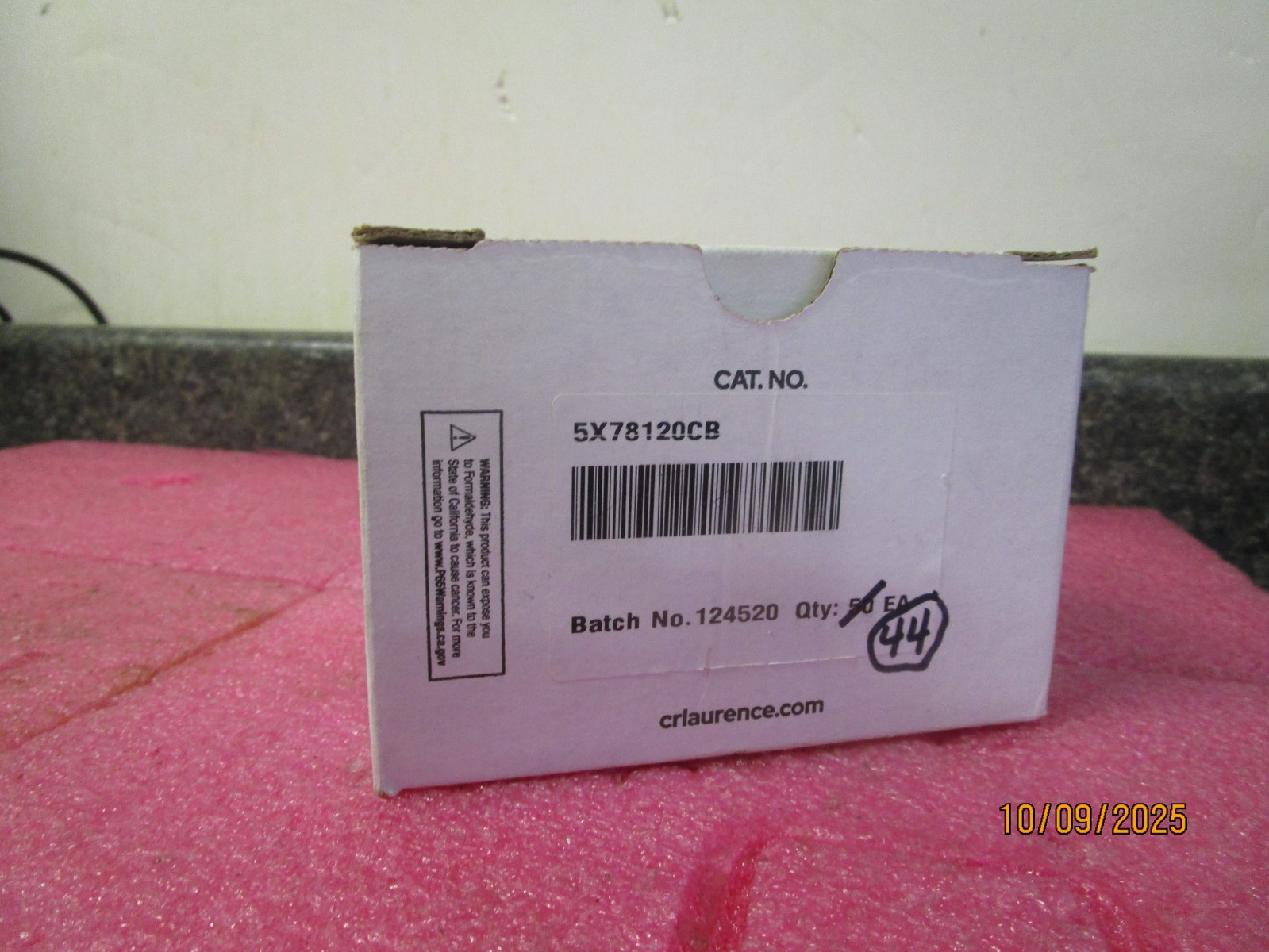 Qty (44) CRL 5" 5" x 7/8" 120 Grit  Glass Grinding / Sanding Discs  5X78120CB