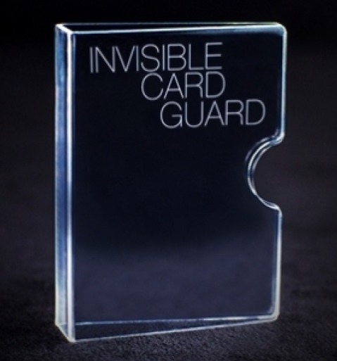 INVISIBLE CARD GUARD 1 PC BY MAGIC MAKERS FOR POKER SIZE DECK