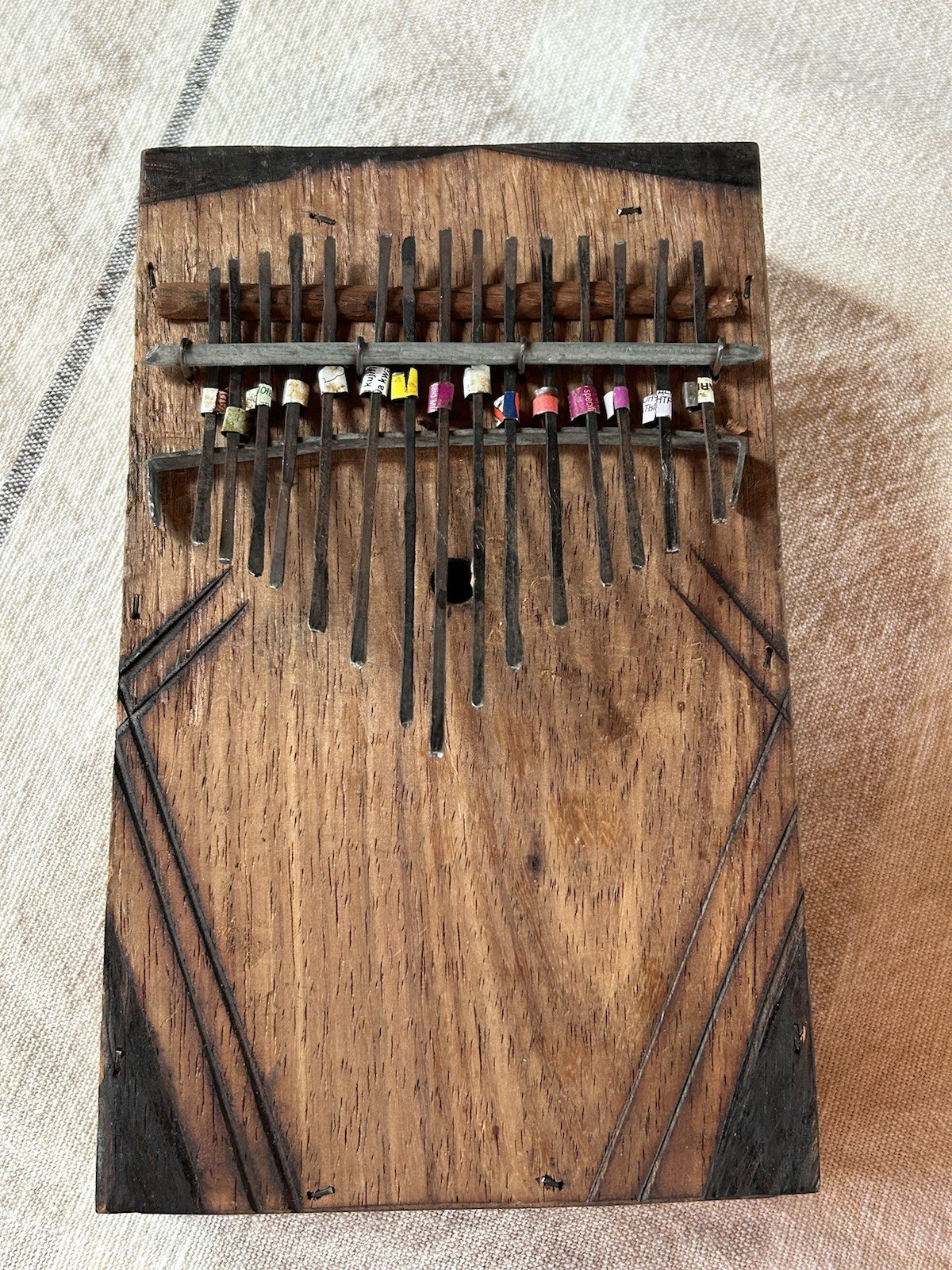 Handcrafted Wooden And Metal Percussion Instrument